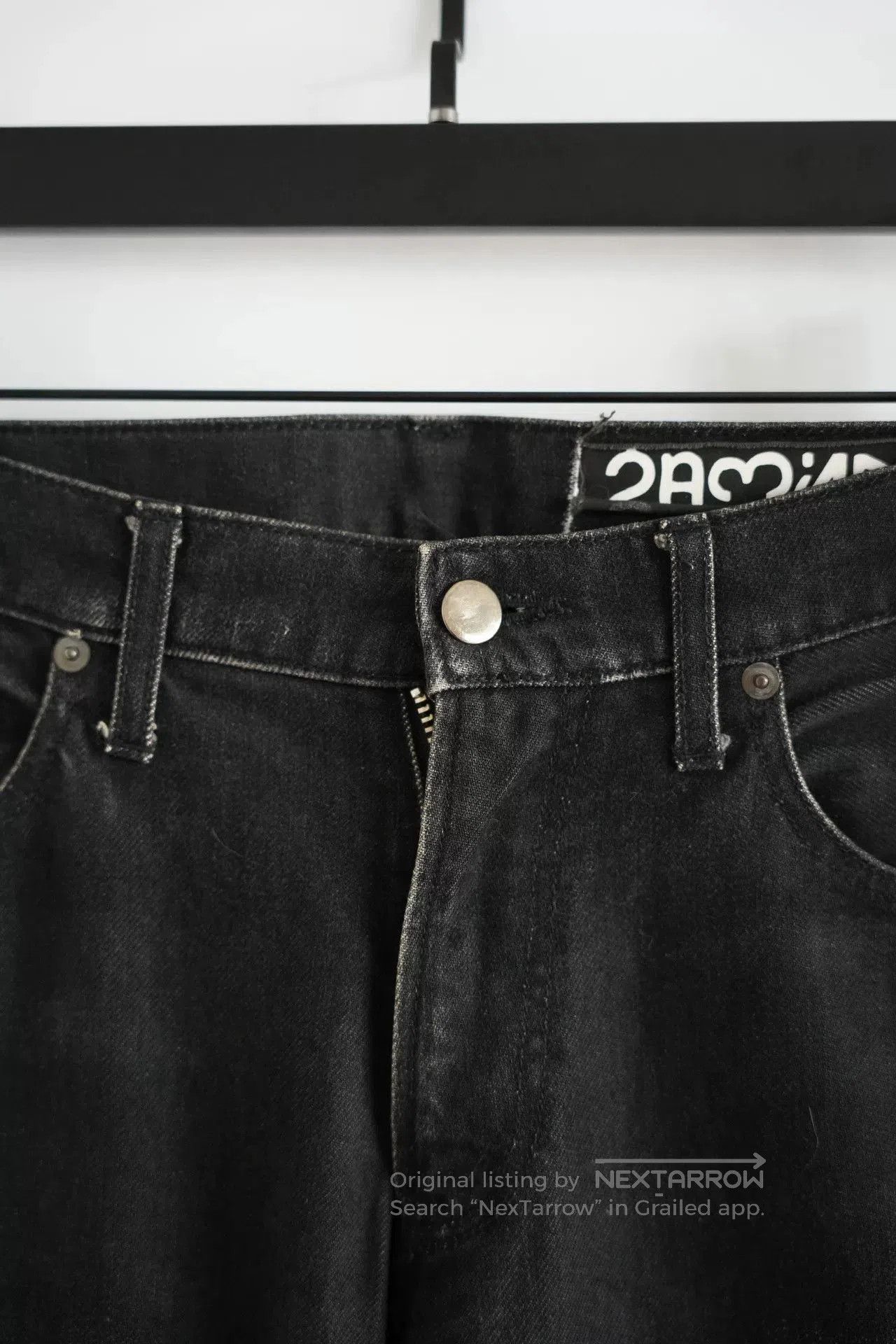 Undercover embroidered black denim pants by Undercover. Size US 43 - 4 Thumbnail