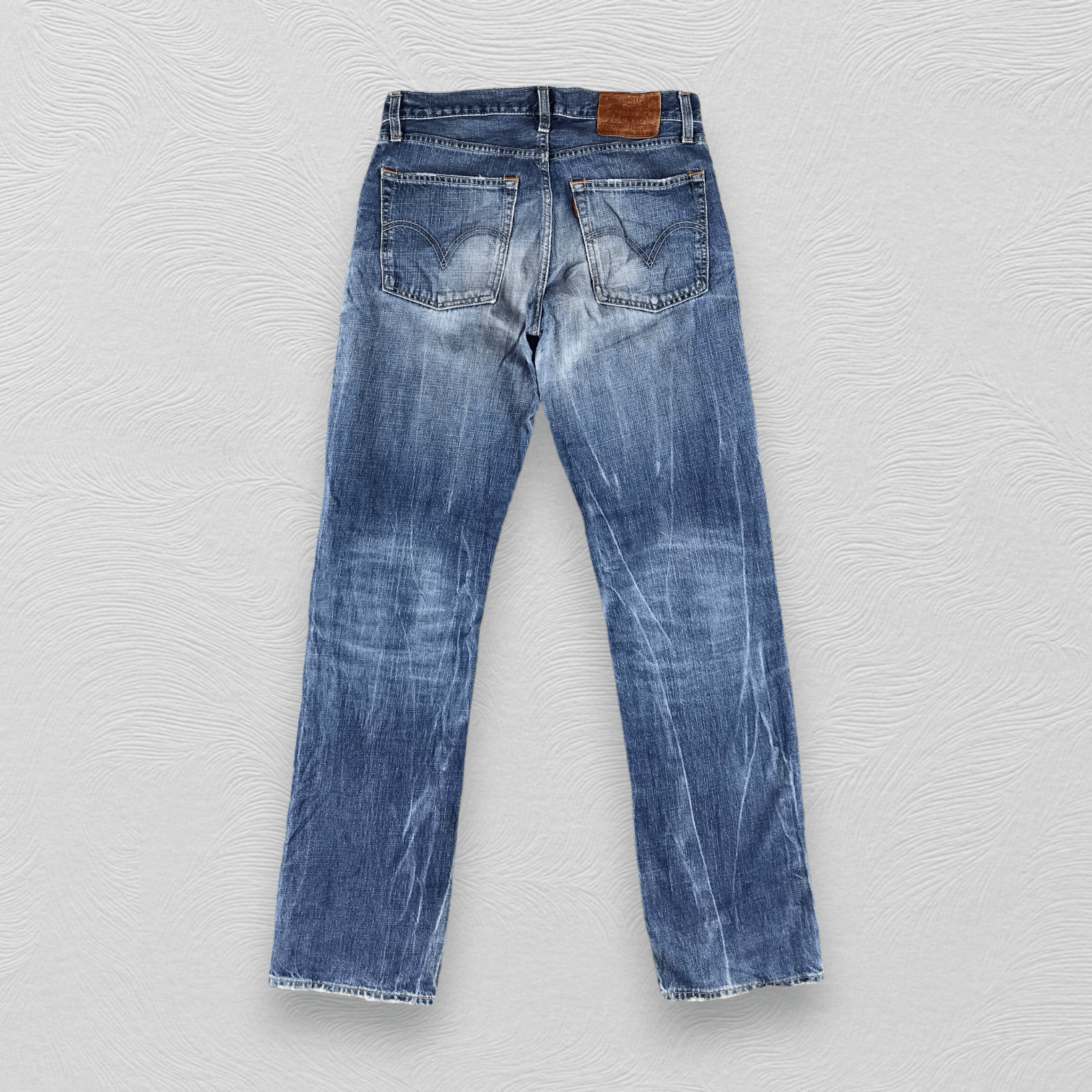 Levi's Vintage Levis 502 Jeans Faded Blue Denim KJ1304 Size US 31 - 2 Thumbnail