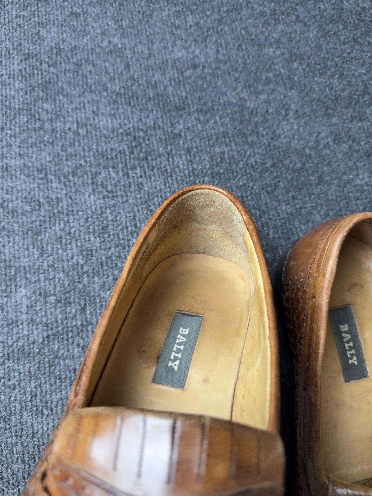 Bally Luxury Bally Woven Leather Tassel Loafers Brown Italy 42.5 Size US 9.5 / EU 42-43 - 16 Thumbnail