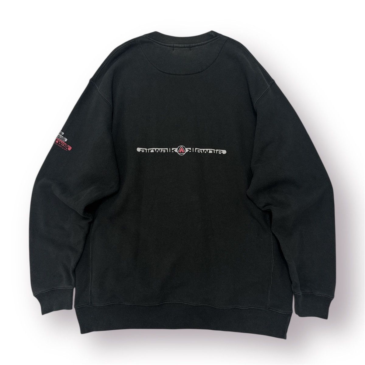 Airwalk 🔥 Airwalk Distressed Skateboard Backhit logo Sweatshirt - M Size US M / EU 48-50 / 2 - 10 Thumbnail