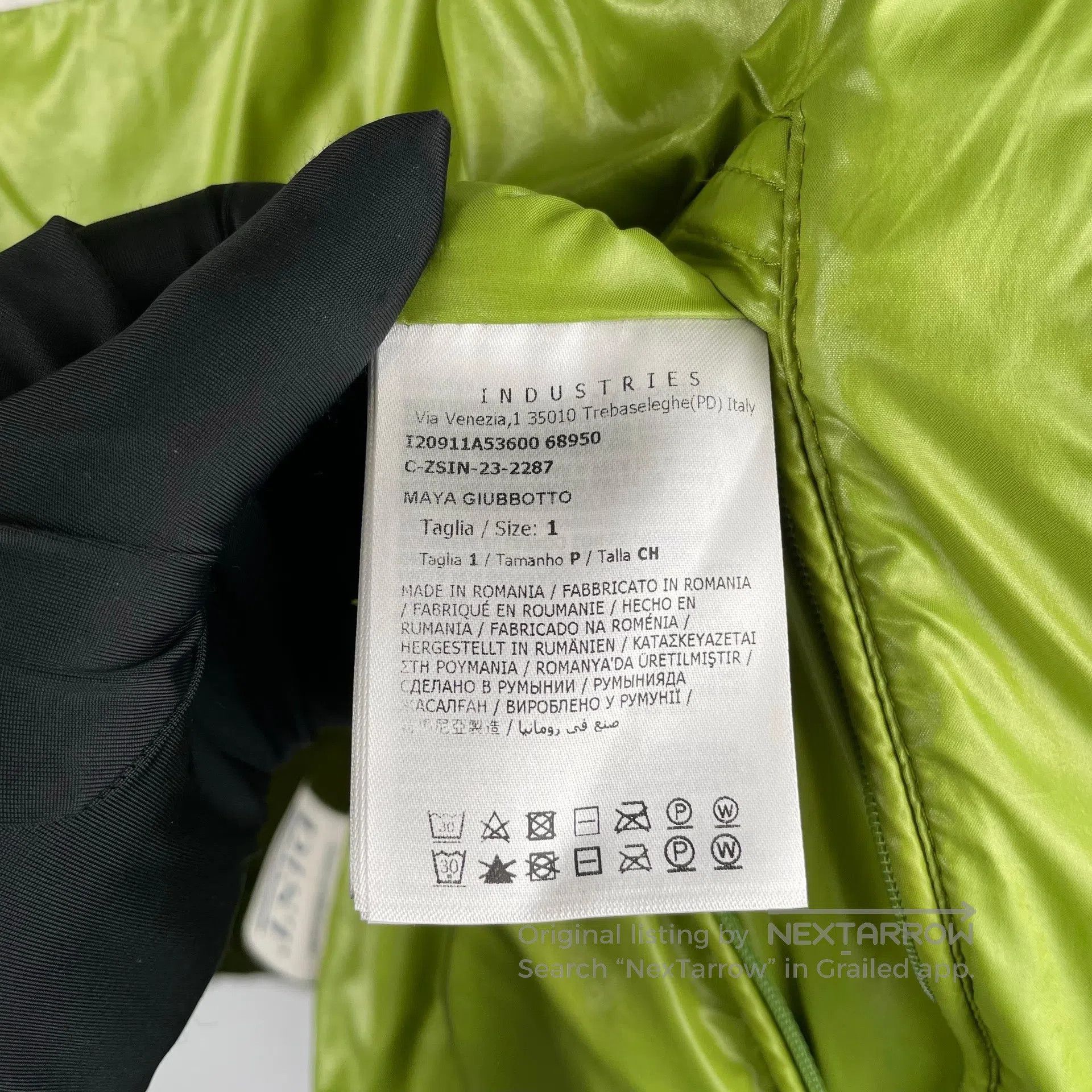 Moncler Moncler Avocado green down jacket| Size S / US 4 / IT 40 - 5 Thumbnail