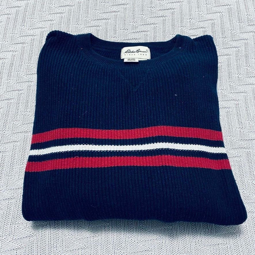 Eddie Bauer Vintage 90s Eddie Bauer black crewneck sweater Size US L / EU 52-54 / 3 - 1 Thumbnail