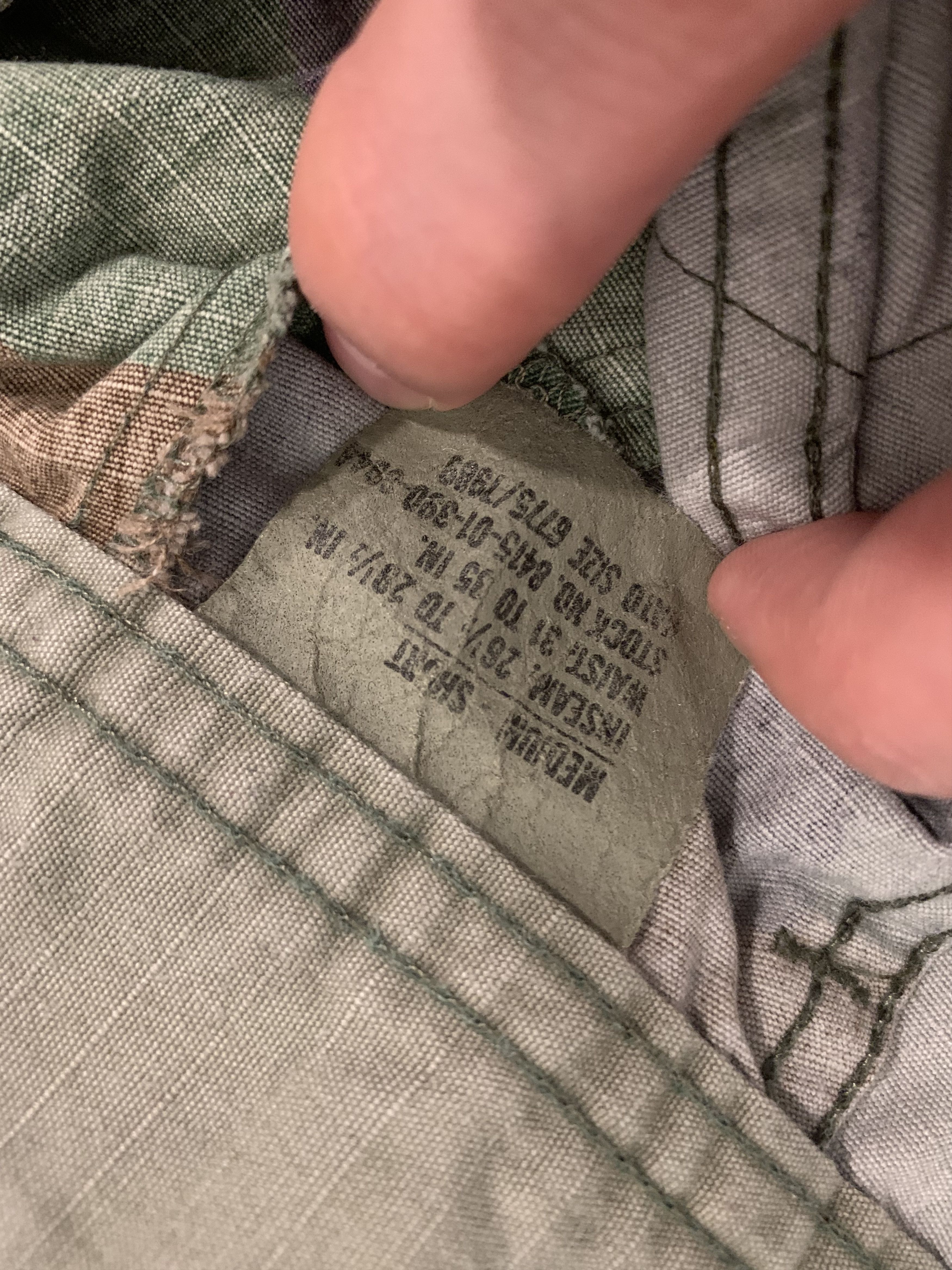 Vintage vintage ww2 camo pants playboi carti wear the same Size US 31 - 3 Thumbnail