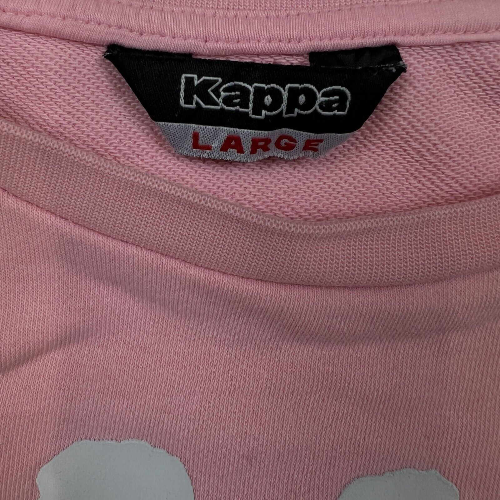Kappa × Vintage Kappa Sweatshirt Large Big Logo Striped Pullover Crewneck Size L / US 10 / IT 46 - 4 Thumbnail