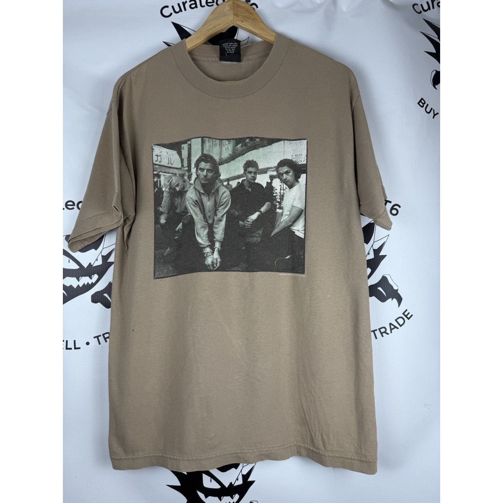 Giant × Nirvana vintage 1995 t shirt kurt cobain memorial tag