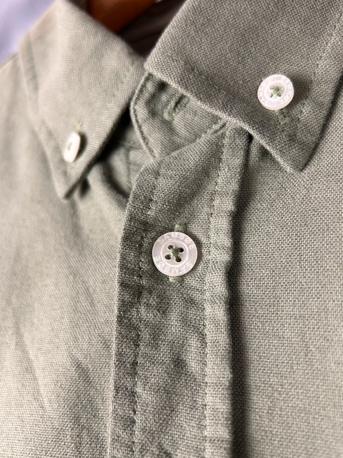 Samsoe Samsoe Samsoe Samsoe Liam BX shirt khaki basic Size US S / EU 44-46 / 1 - 6 Thumbnail