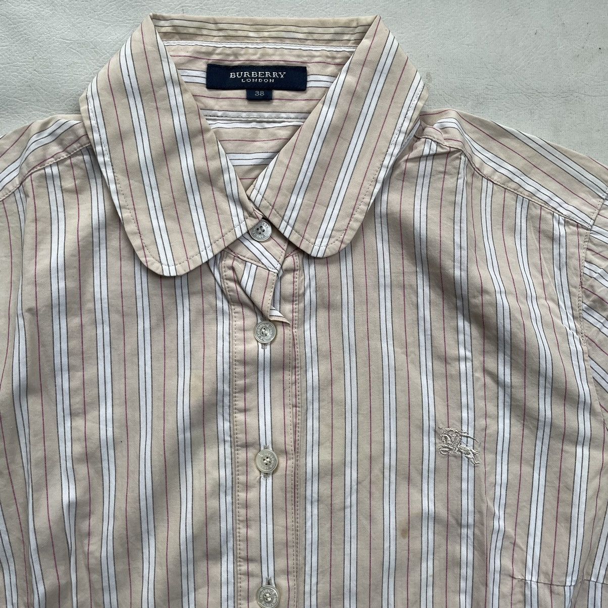 Burberry Burberry london stripes nova check round collar shirt Size S / US 4 / IT 40 - 2 Thumbnail