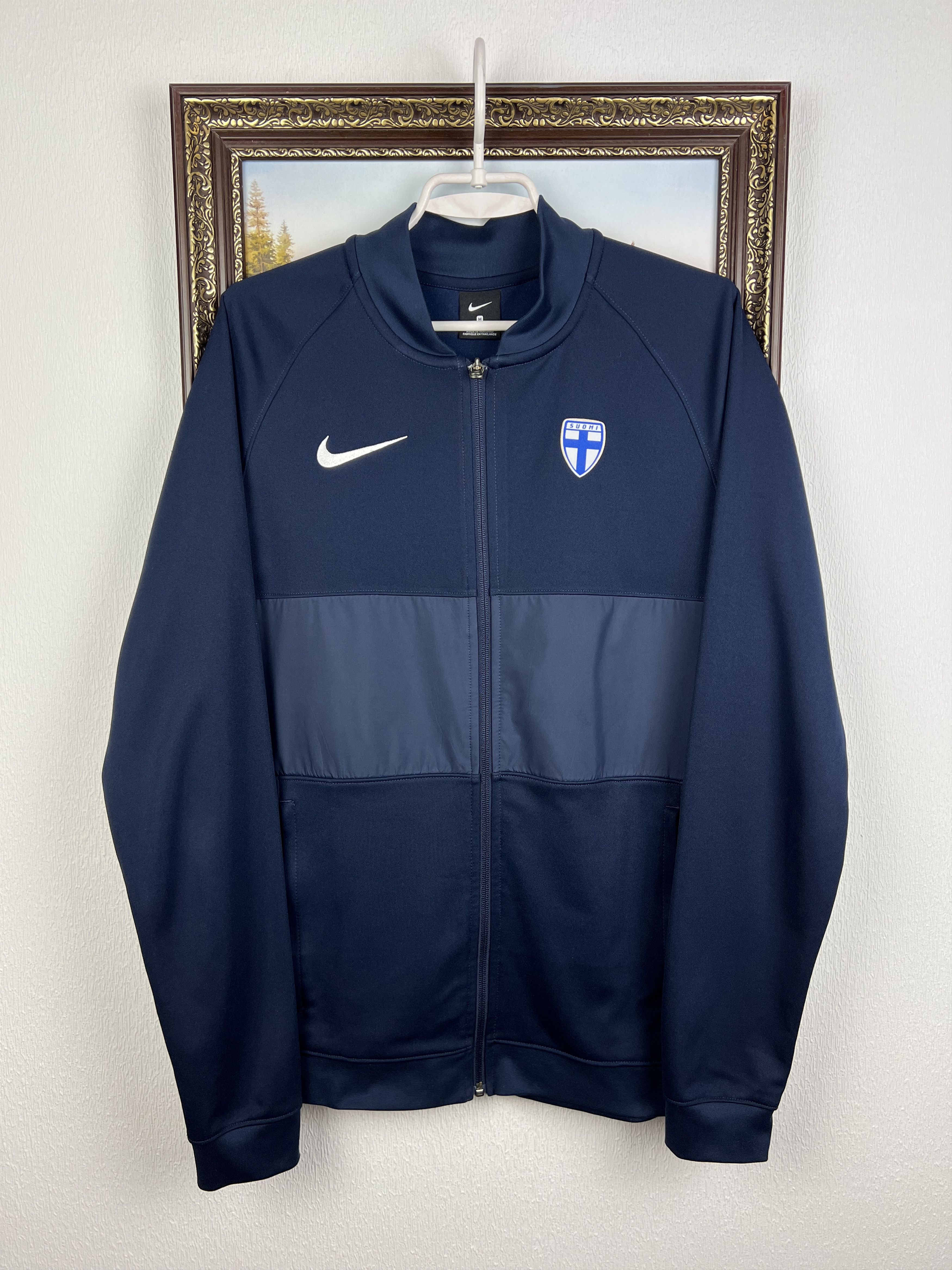 Nike Nike Finland Football Jacket Soccer Track Top National Rare Size US M / EU 48-50 / 2 - 1 Thumbnail