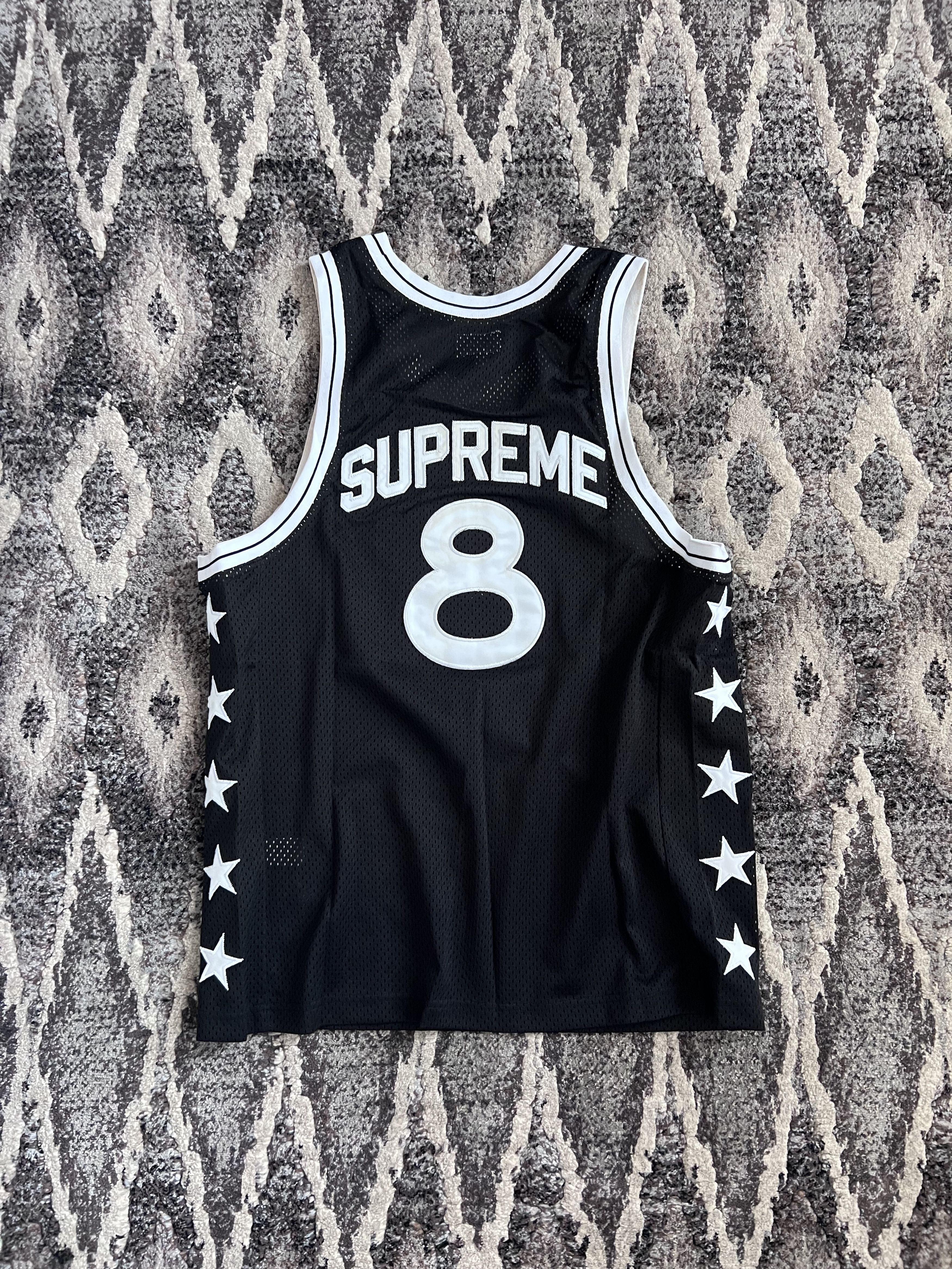 Supreme Stars Basketball Jersey from S/S13 in Black