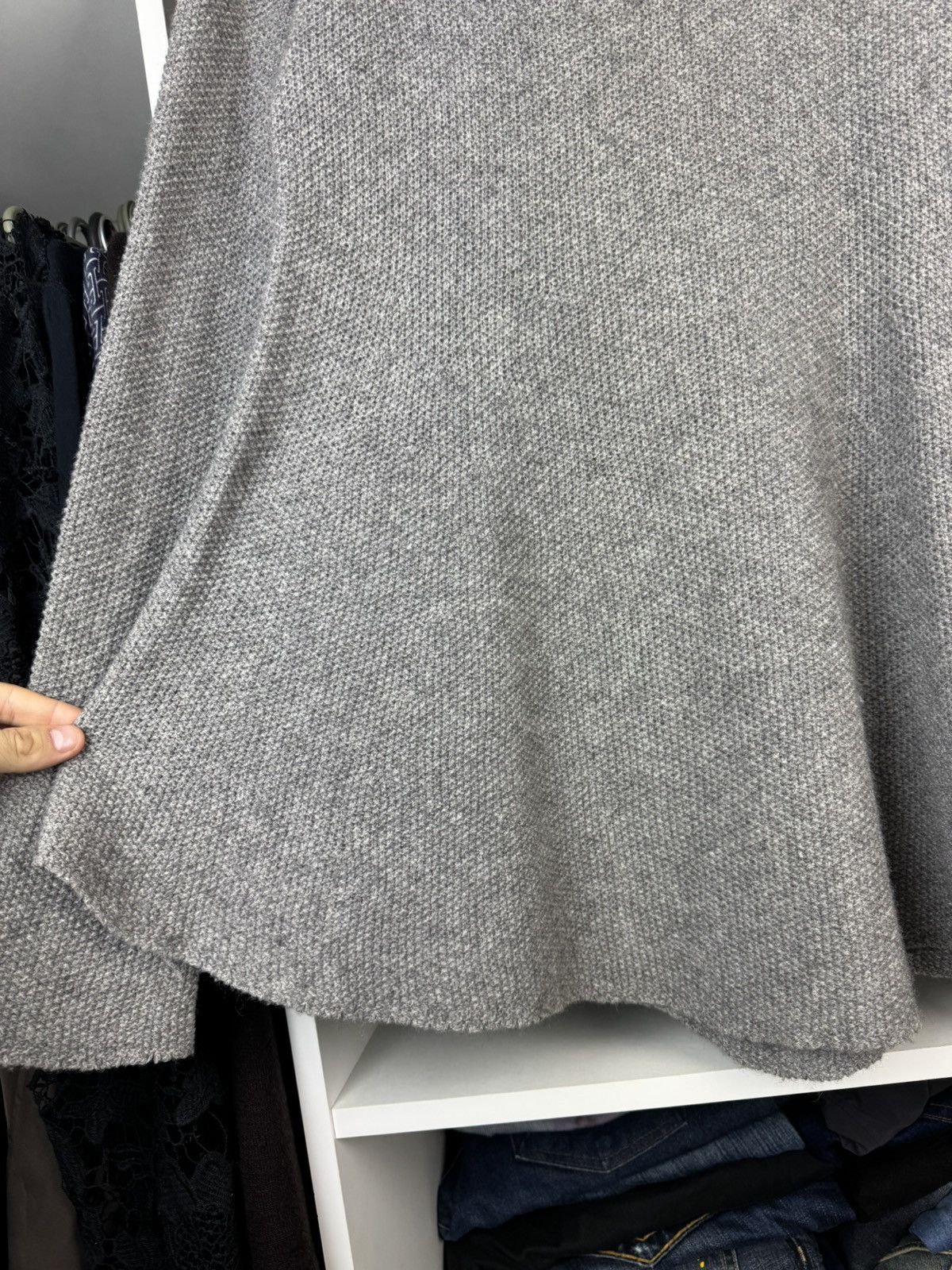 hannes roether Hannes Roether Women’s Yak Merino Wool Longline Sweater Size L / US 10 / IT 46 - 14 Thumbnail