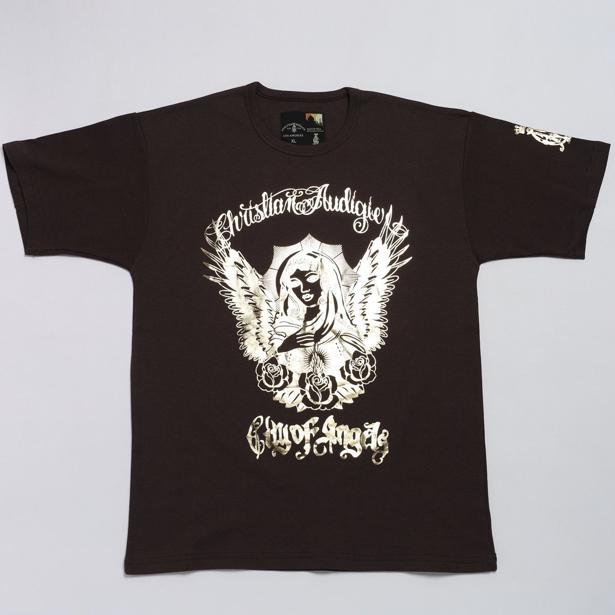 Christian Audigier Christian Audigier Brown Los Angeles Tee Size US XL / EU 56 / 4 - 3 Thumbnail