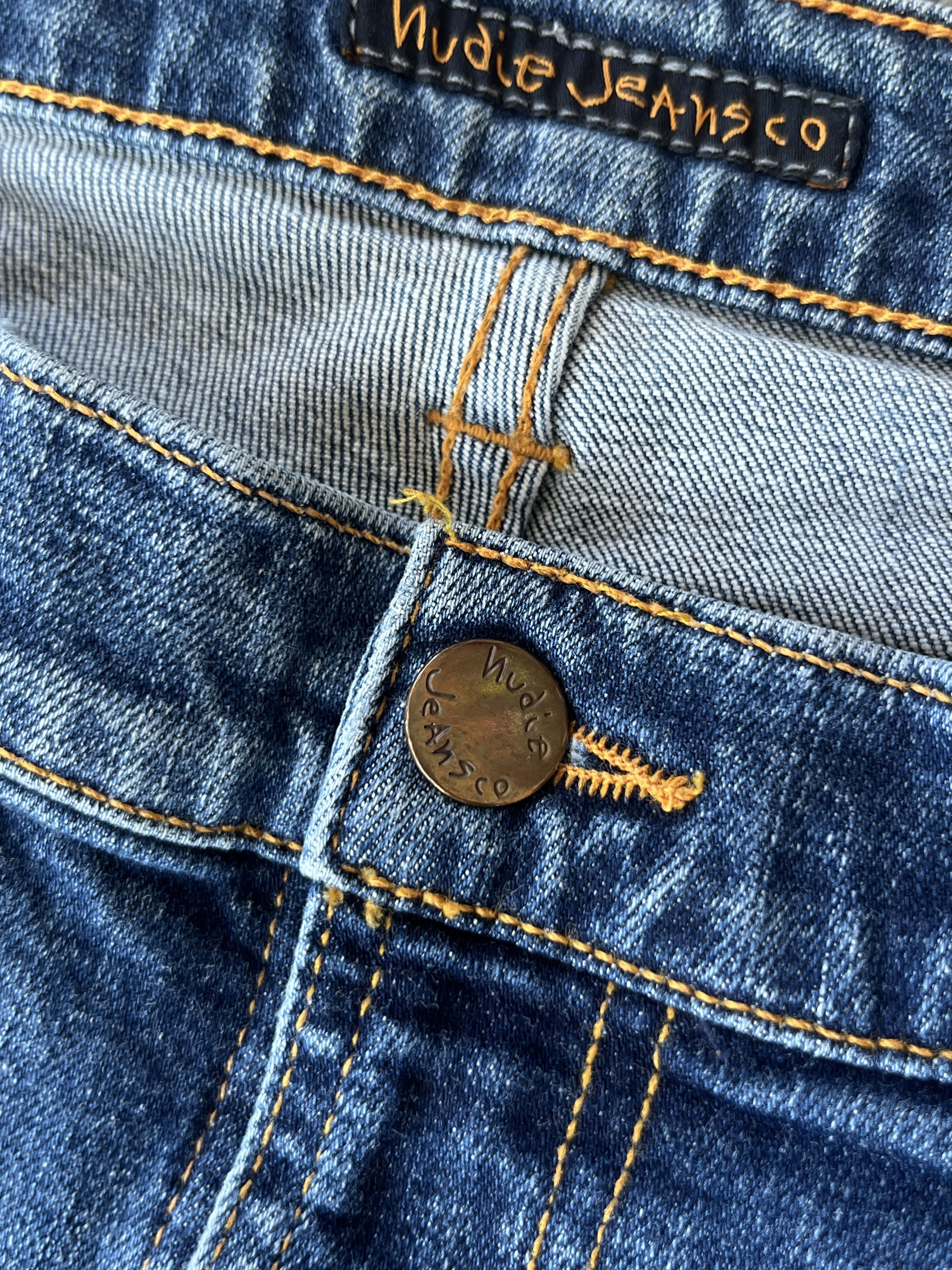 Nudie Jeans NUDIE JEANS Slim Fit Elastic Material Blue Color Size 32" / US 10 / IT 46 - 5 Thumbnail
