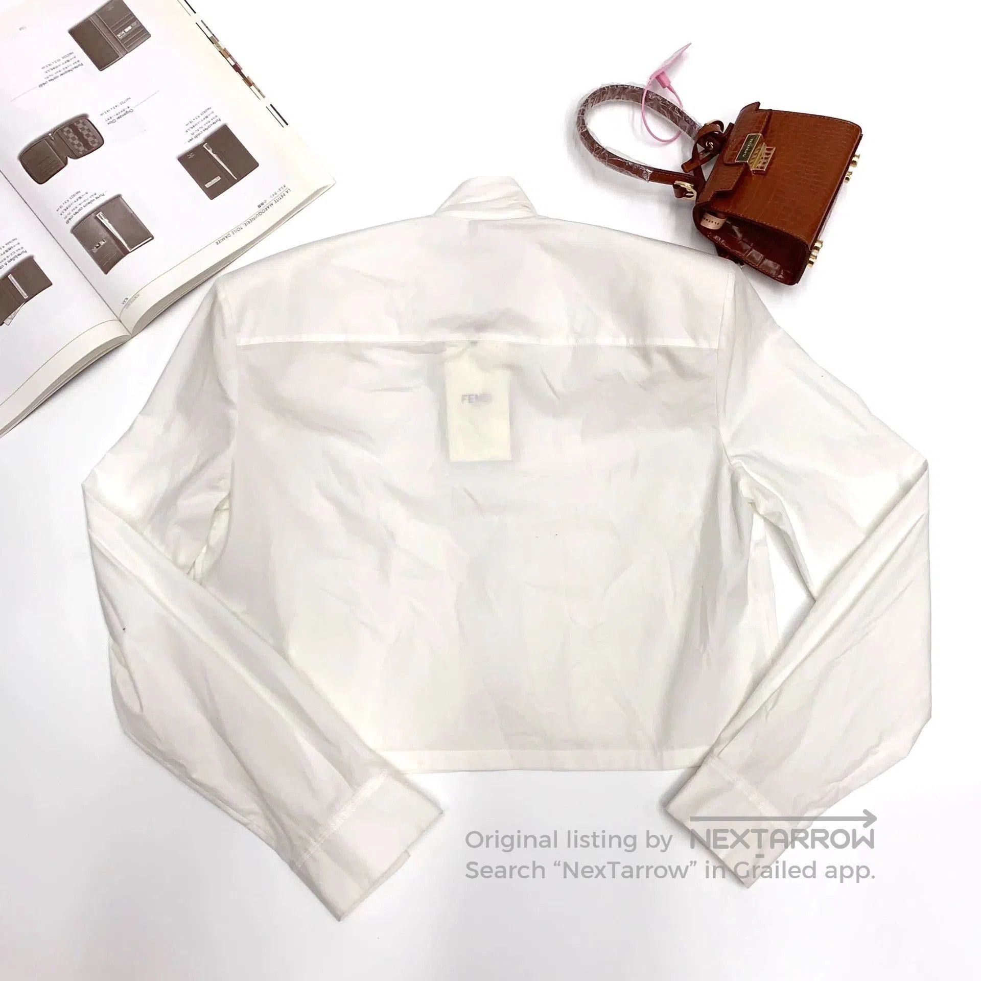Fendi FENDI White Cotton Shirt Size 42. Size US XS / EU 42 / 0 - 2 Thumbnail