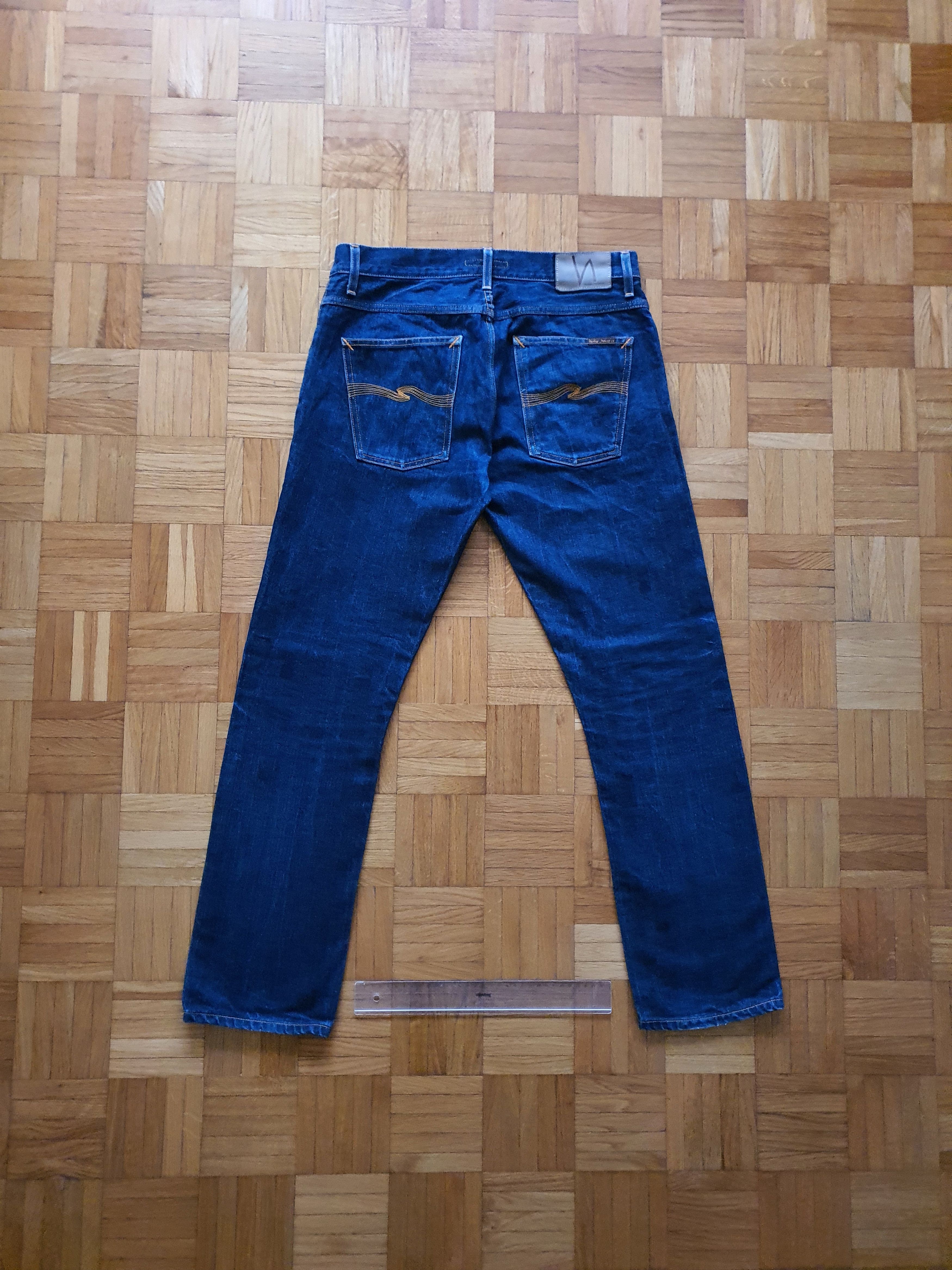 Nudie Jeans GRIM TIM DRY SELVAGE (NJ4087) - Selvedge Jeans - W33 Size US 33 - 2 Thumbnail