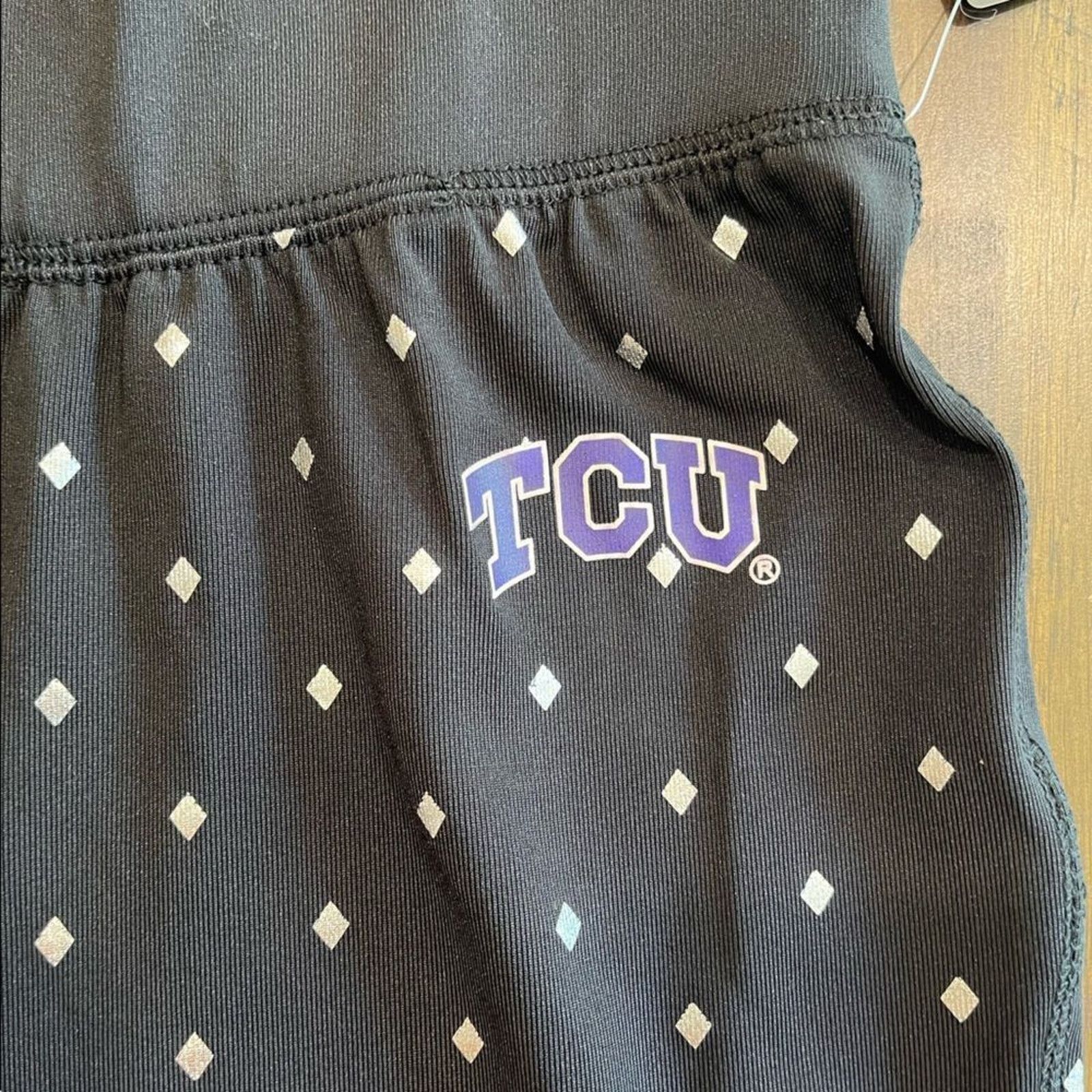 Champion TCU Champion Capri Leggings Black Diamond Print Size L Size 31" - 5 Thumbnail