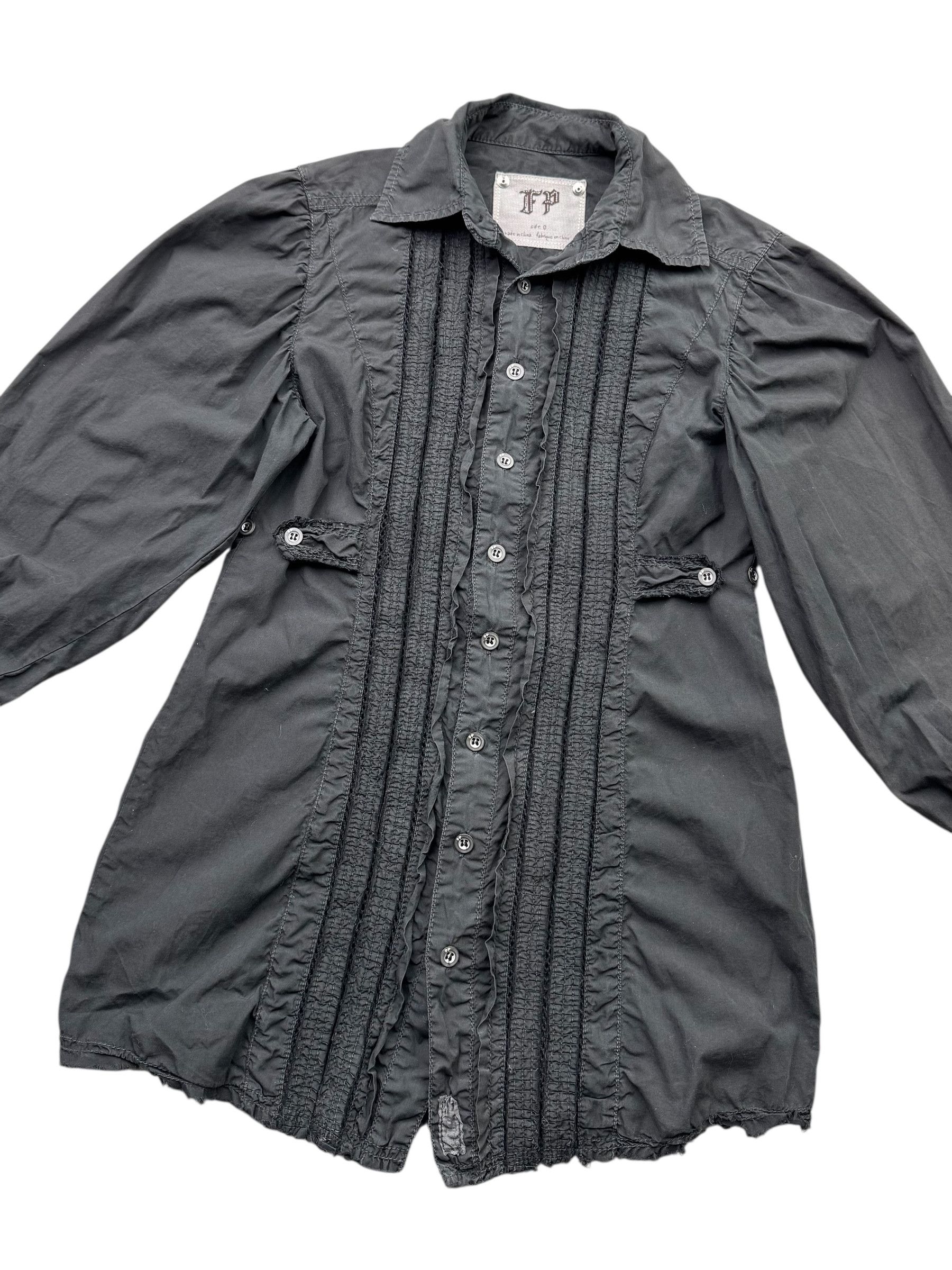 Vintage Vintage Blouse With Balloon Sleeve M26D15(E55)(V69) Size S / US 4 / IT 40 - 2 Thumbnail
