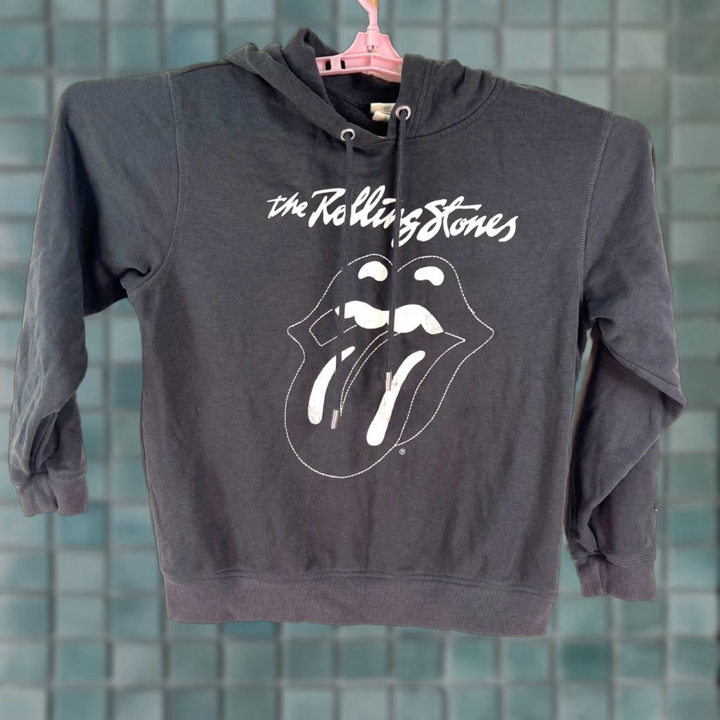 H&M Rolling Stones Hooded Sweatshirt Small Black North America Tour 1989 Mens Sweatshirt Rock Band Hoodie Size US S / EU 44-46 / 1 - 1 Thumbnail