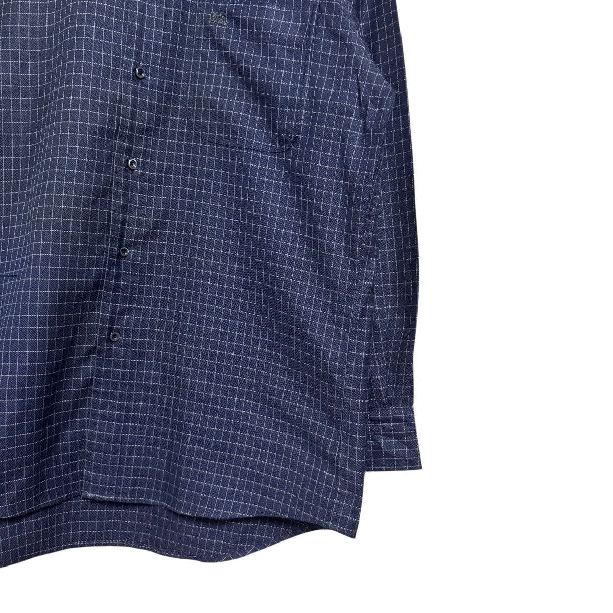 Burberry Burberry Gray Plaid Button Down Longsleeve Shirt Size US L / EU 52-54 / 3 - 4 Thumbnail