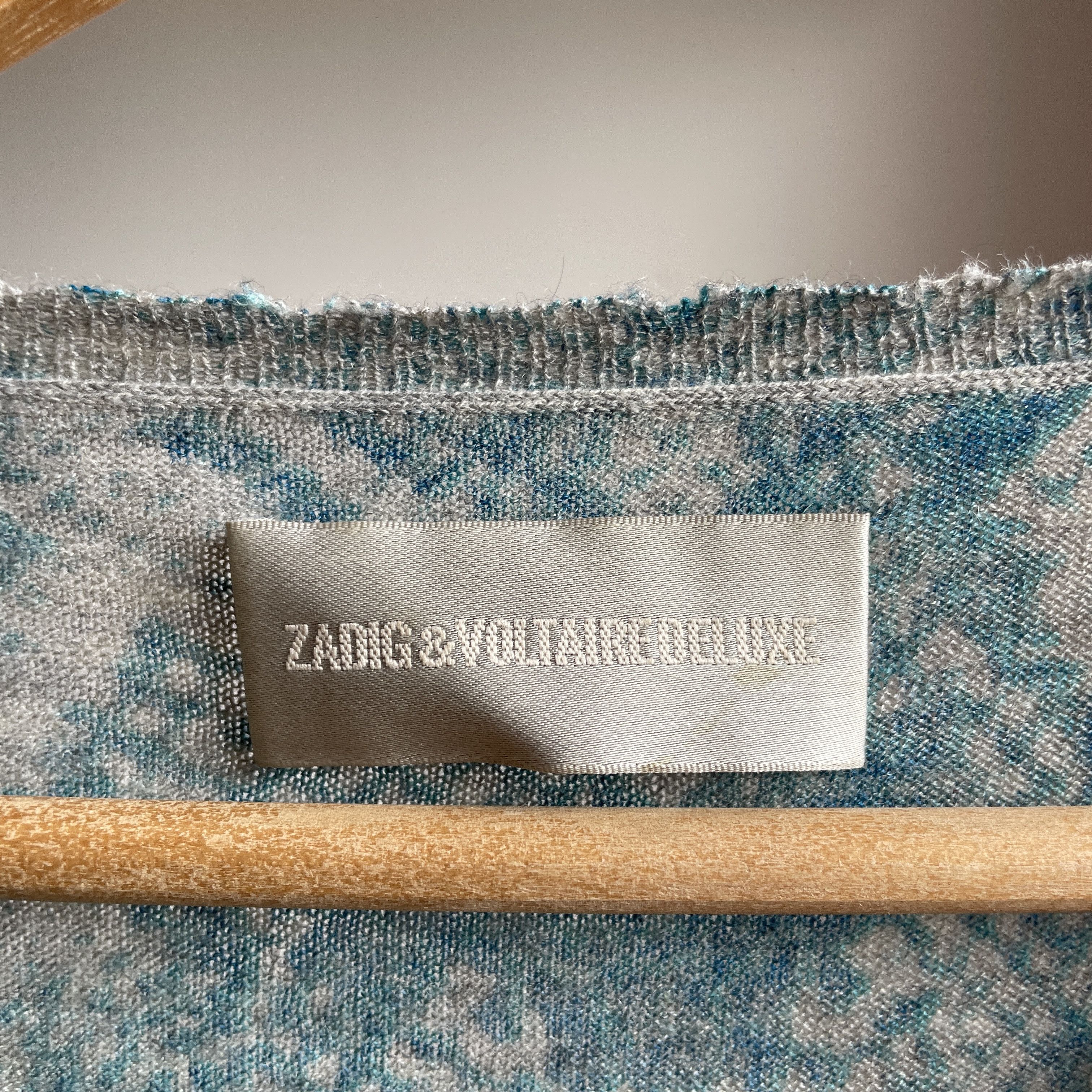 Zadig & Voltaire Zadig & Voltaire Deluxe Womens Ninon Print Cashmere Cardigan Size M / US 6-8 / IT 42-44 - 9 Thumbnail