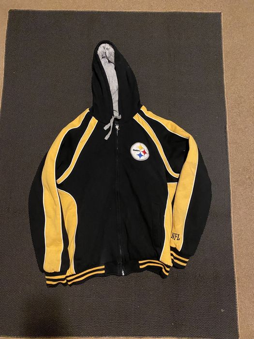 Vintage Vintage Steelers Heavyweight Zip Up Hoodie Grailed