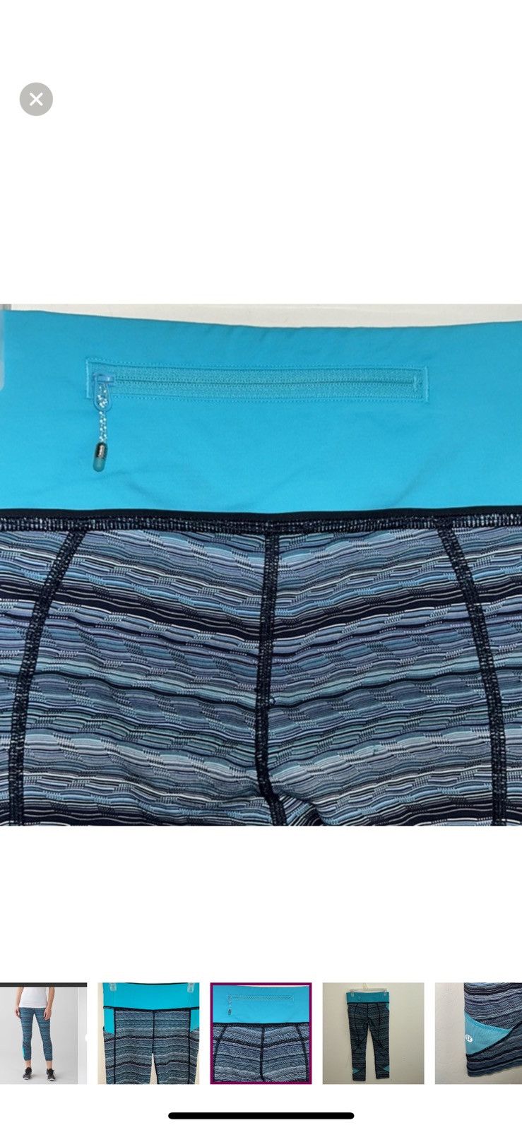 Lululemon Lululemon pace rival crop leggings size 6 Size 28" / US 6 / IT 42 - 5 Thumbnail