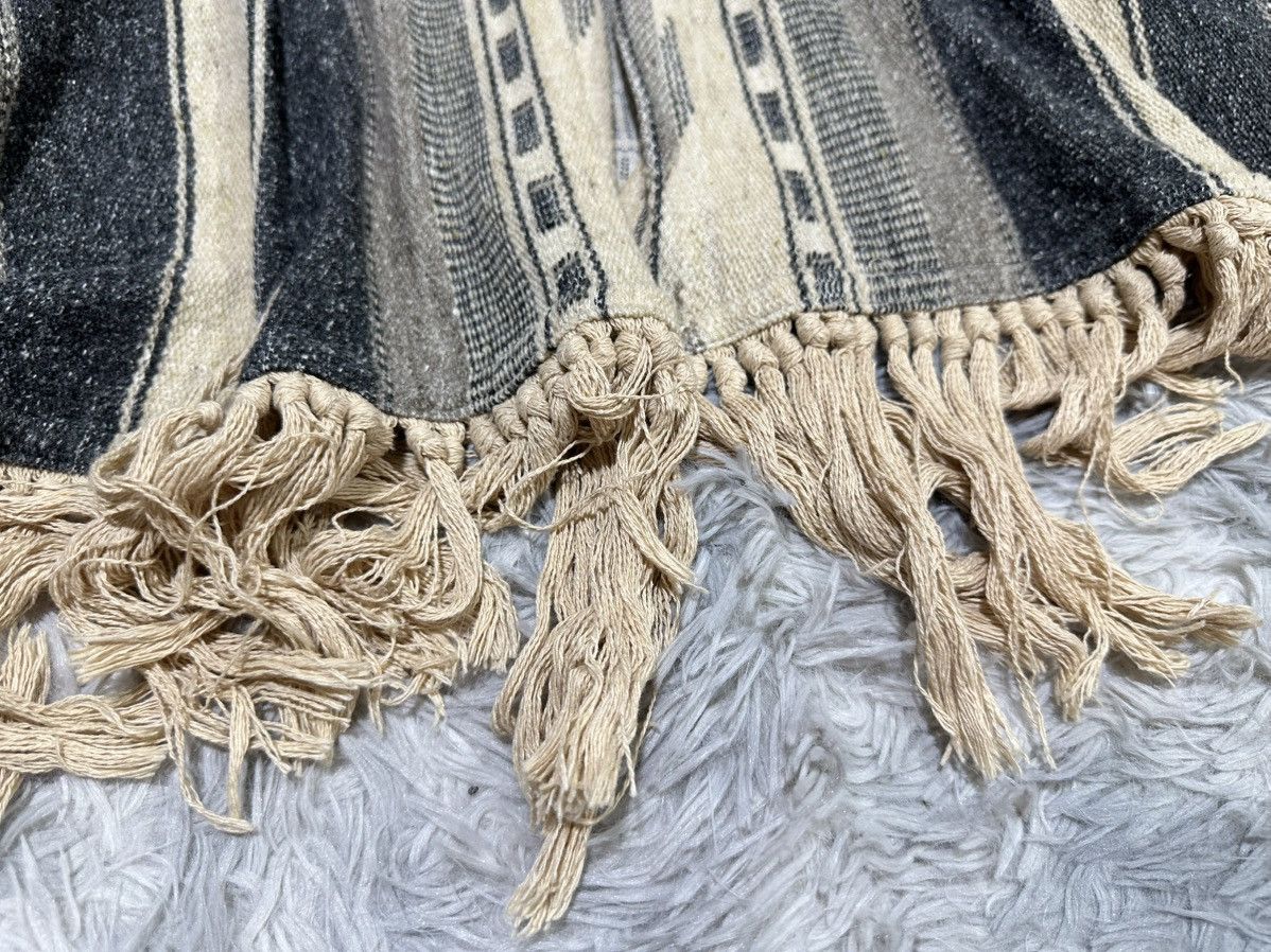 GOA 🔥Y2K Archived Goa Stole Fringed Ethnic Capes Frayed Scarf Size US XL / EU 56 / 4 - 10 Thumbnail