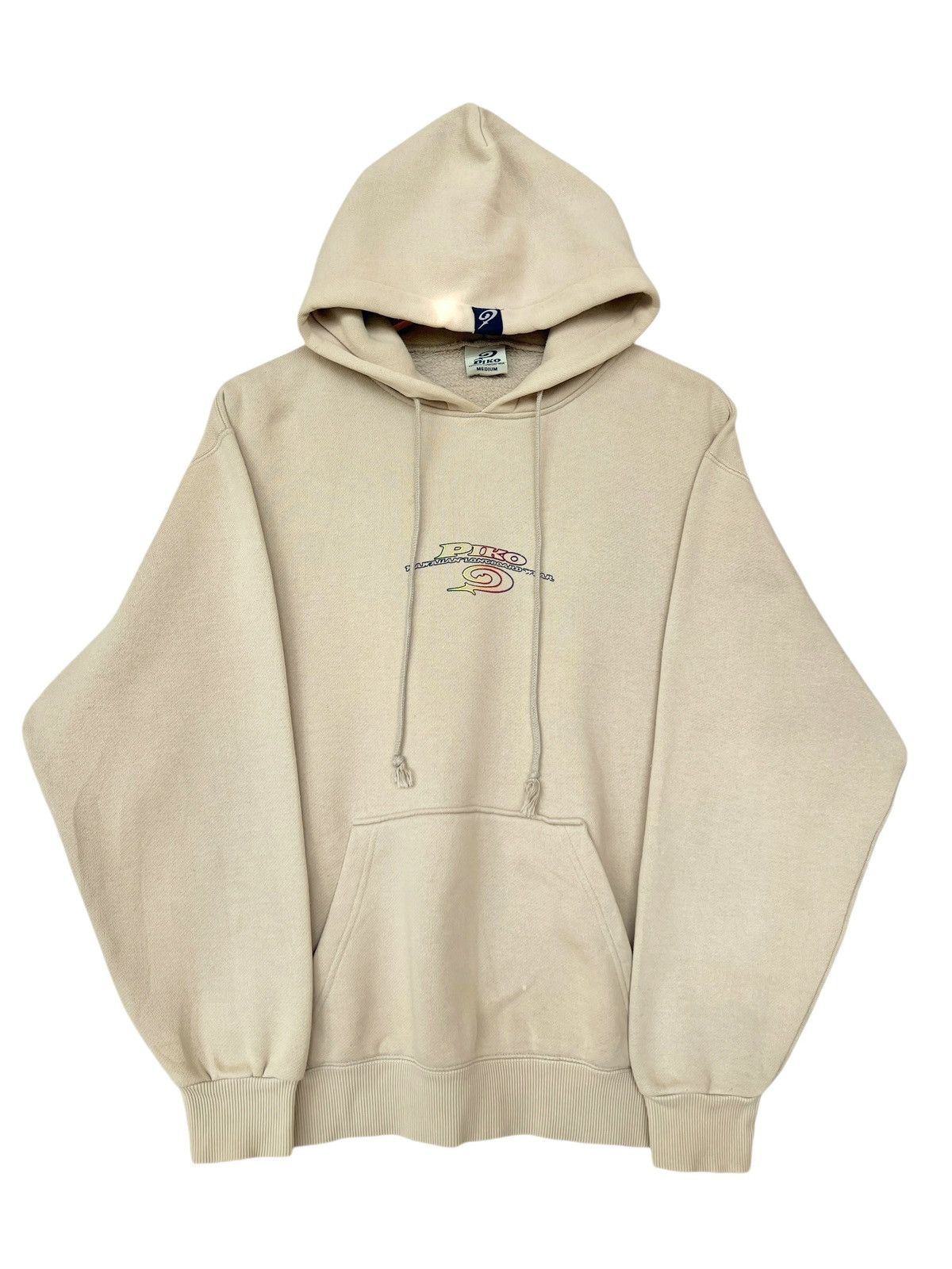 Vintage Vintage Piko Beige Baggy Boxy Skate Surf Hoodie Size US M / EU 48-50 / 2 - 1 Thumbnail