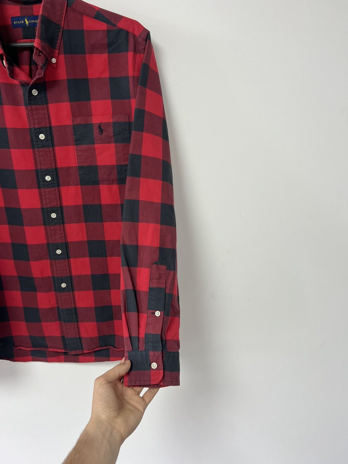 Polo Ralph Lauren × Vintage Vintage Polo Ralph Lauren Collared Button Down Shirt Cowboy Size US L / EU 52-54 / 3 - 9 Thumbnail