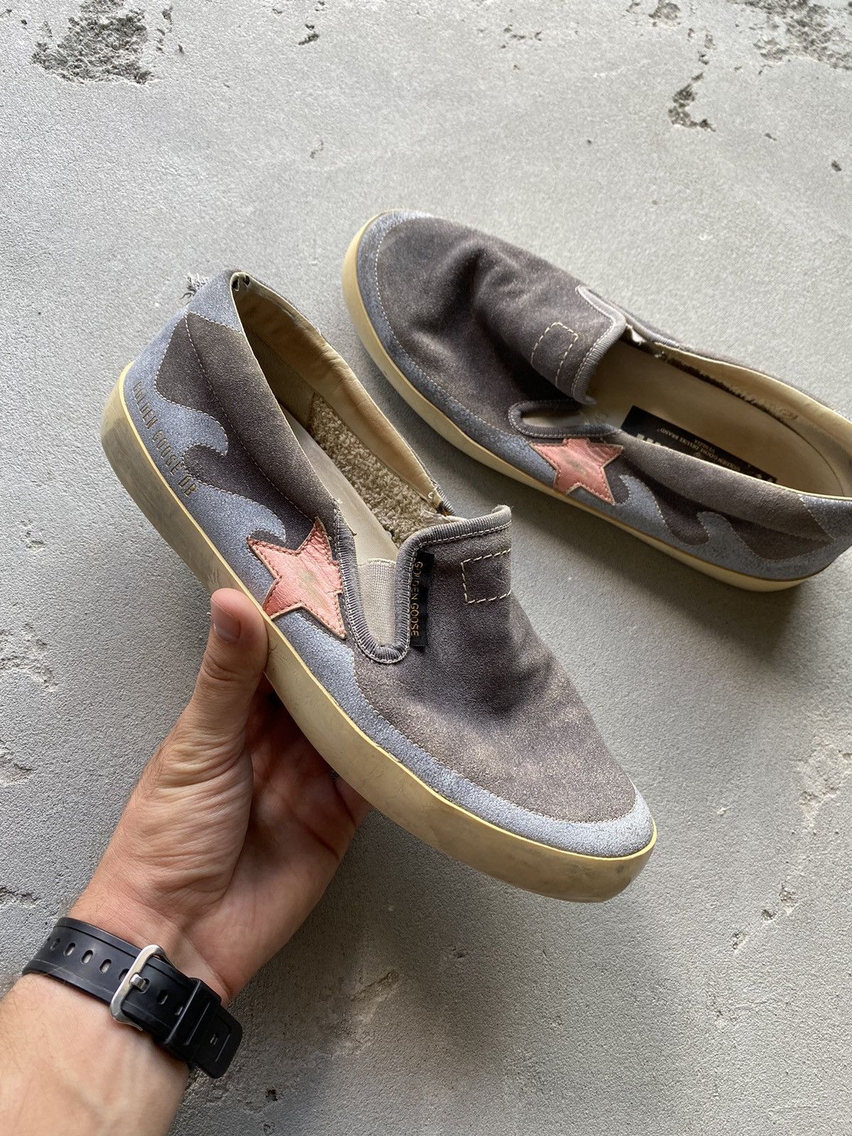 Golden Goose Golden Goose Camo Hanami Slip On Grailed