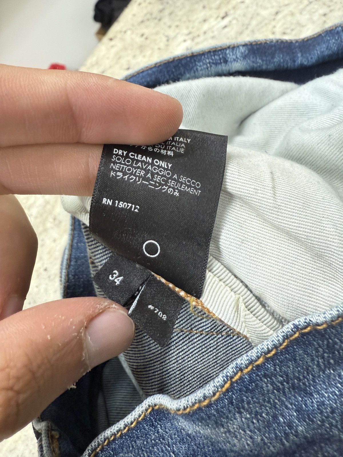 Amiri Amiri MX2 Blue Denim Jeans Size US 34 / EU 50 - 11 Thumbnail