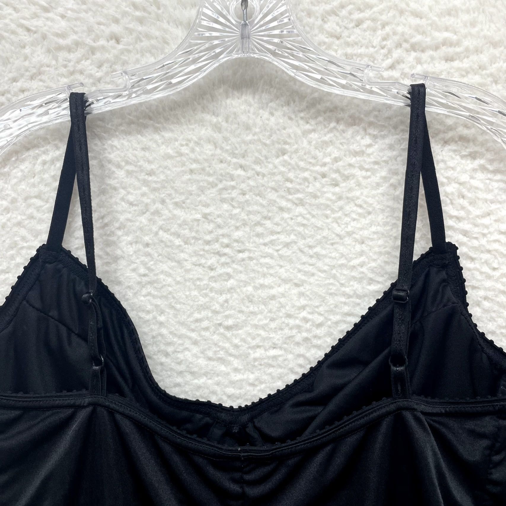 Vintage VINTAGE Y2K Camisole Tank Top 1X 2X Fairy Goth Grunge Whimsigoth Plus Size Dreamgirl Black Shirt Women Mens Size XL / US 12-14 / IT 48-50 - 4 Thumbnail