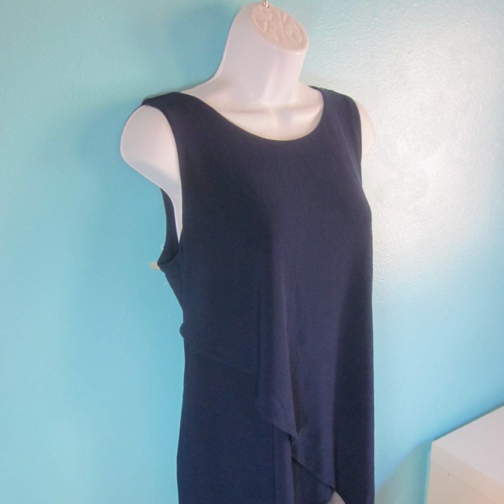 Joseph & Lyman Frank Lyman Womens Blue Angled Tunic Size 6 Size S / US 4 / IT 40 - 9 Thumbnail