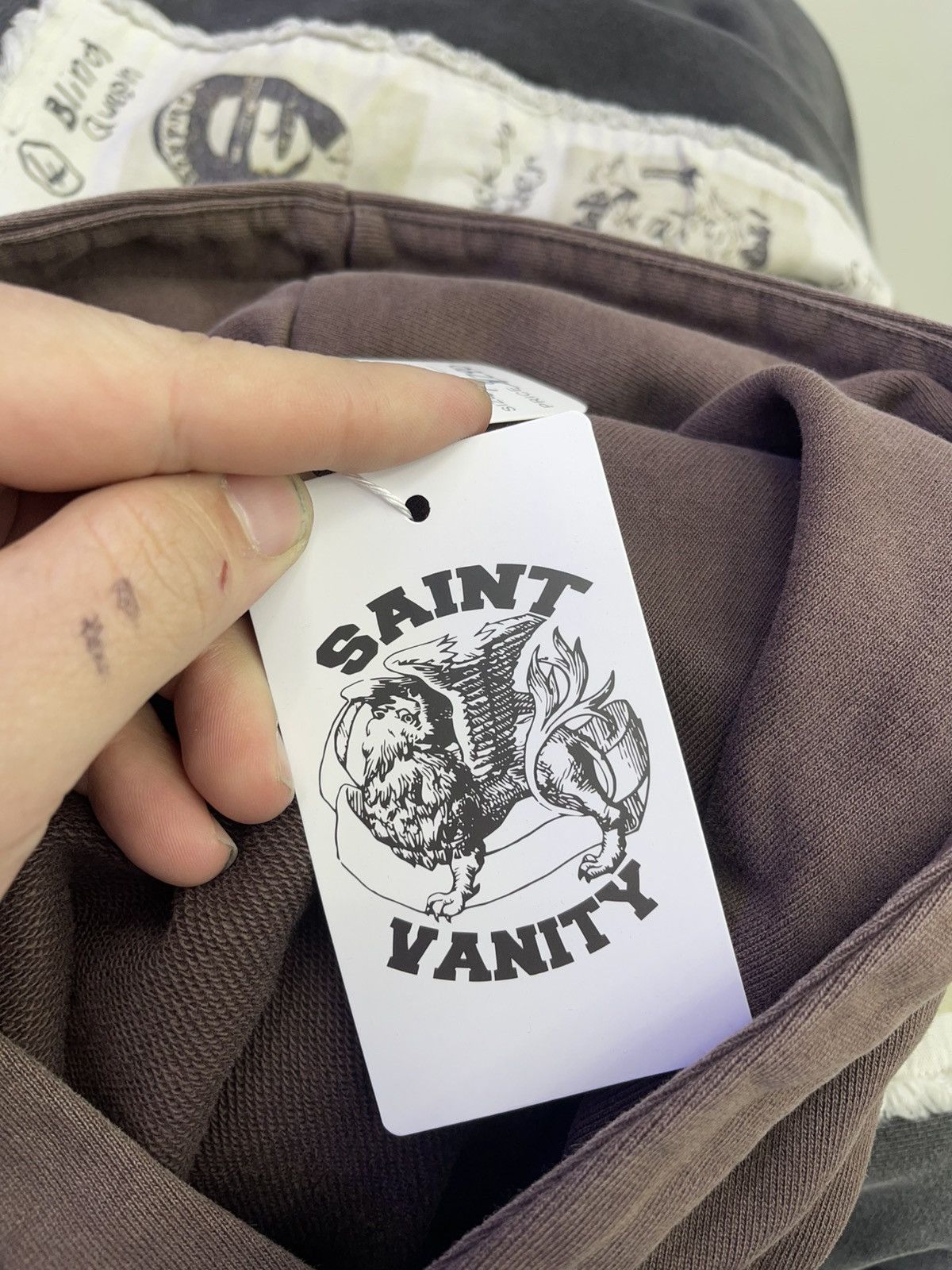 Saint Vanity Saint vanity hoodie ( brown) Size US S / EU 44-46 / 1 - 6 Thumbnail