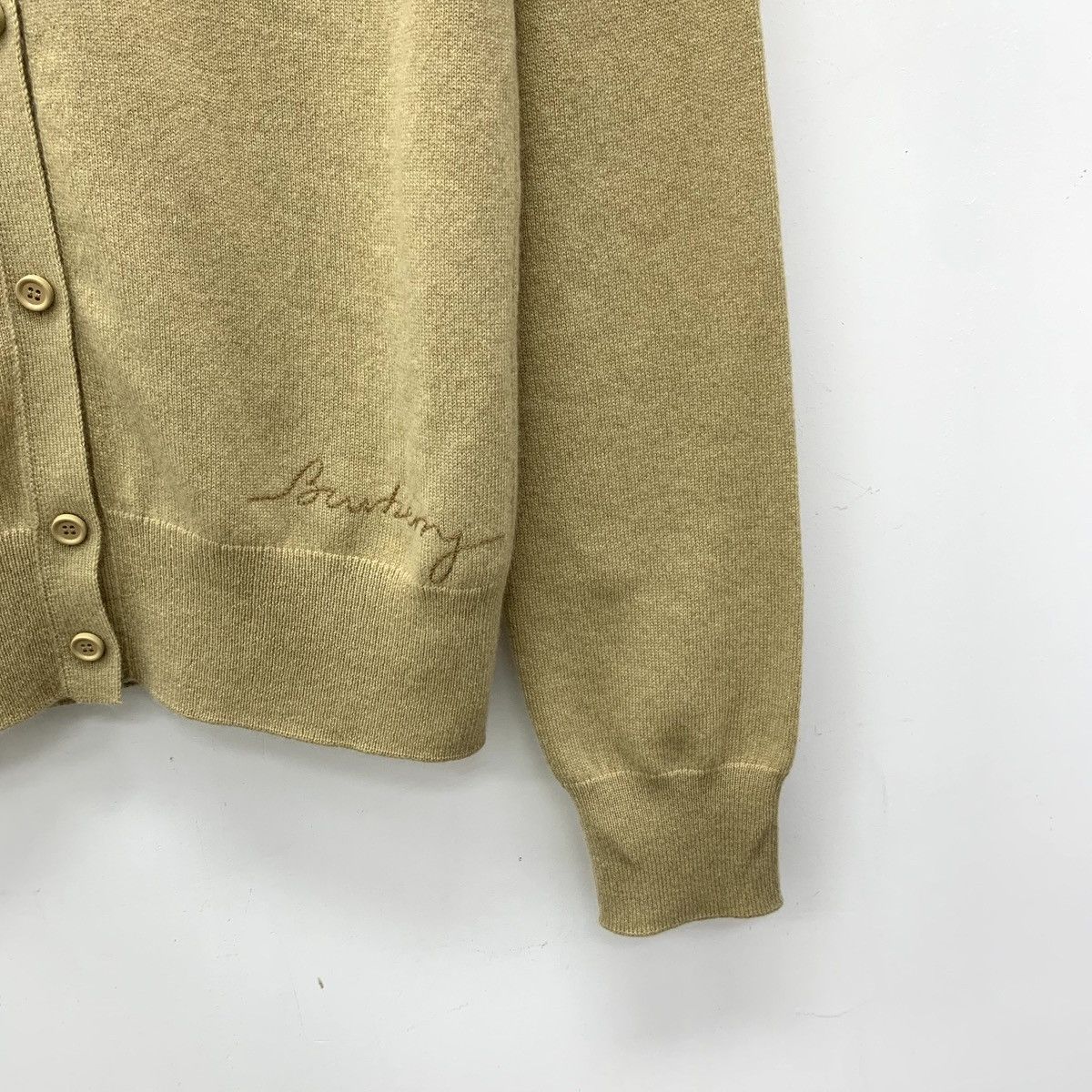 Burberry Burberry Brown Cashmere Long Sleeve Knit Cardigan Coat K26WX Size XS / US 0-2 / IT 36-38 - 4 Thumbnail