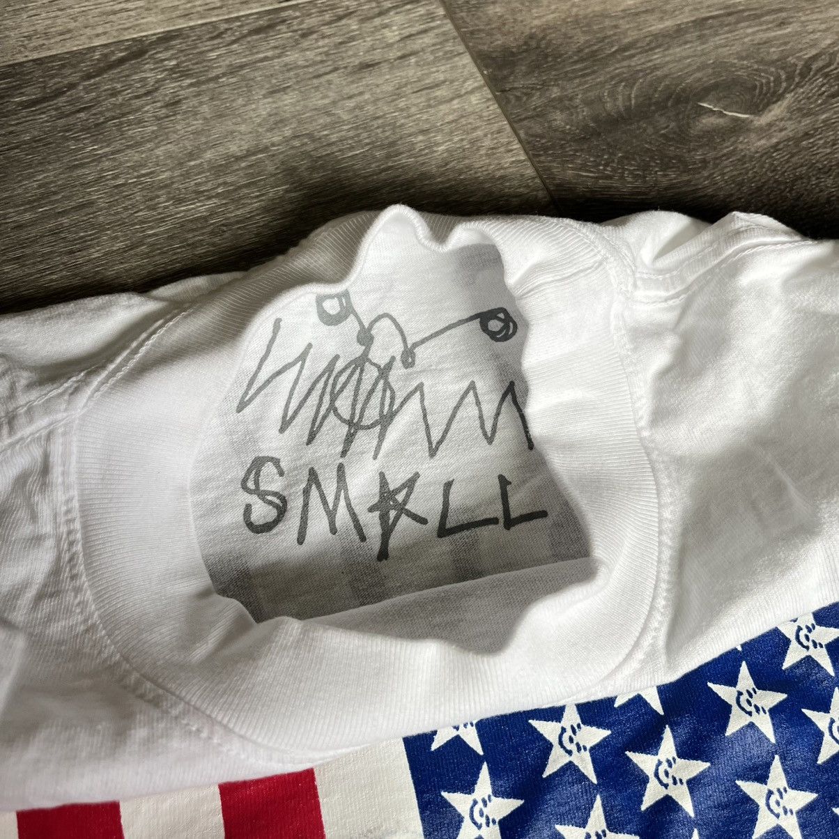 Asspizza Asspizza 50 States Tour American Flag Graphic White T Shirt Size US S / EU 44-46 / 1 - 6 Thumbnail