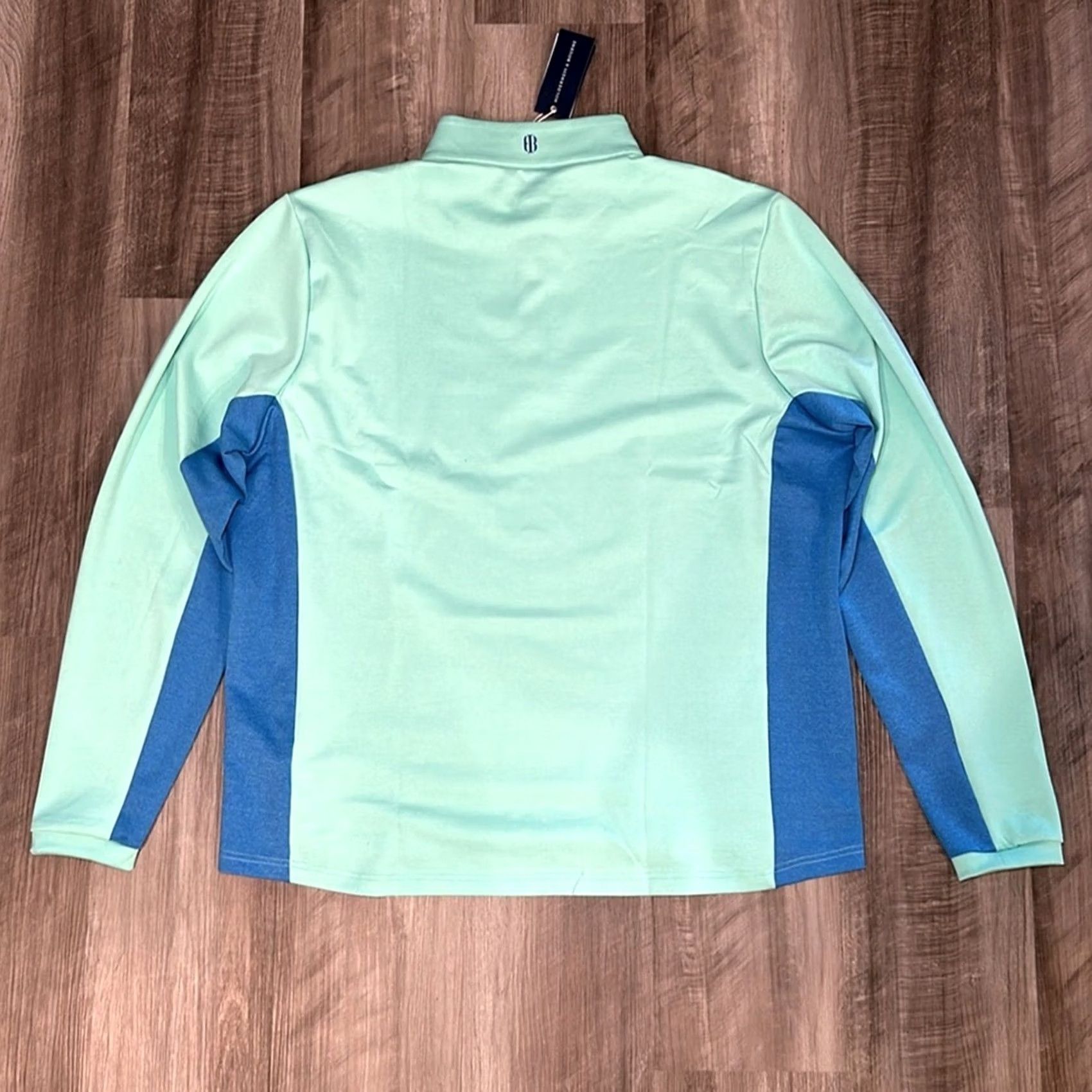 Vintage Holderness & Bourne Dry Luxe Performance Tailored Fit Quarter Zip Pullover XL Men Green Sweatshirt Size US XL / EU 56 / 4 - 3 Thumbnail