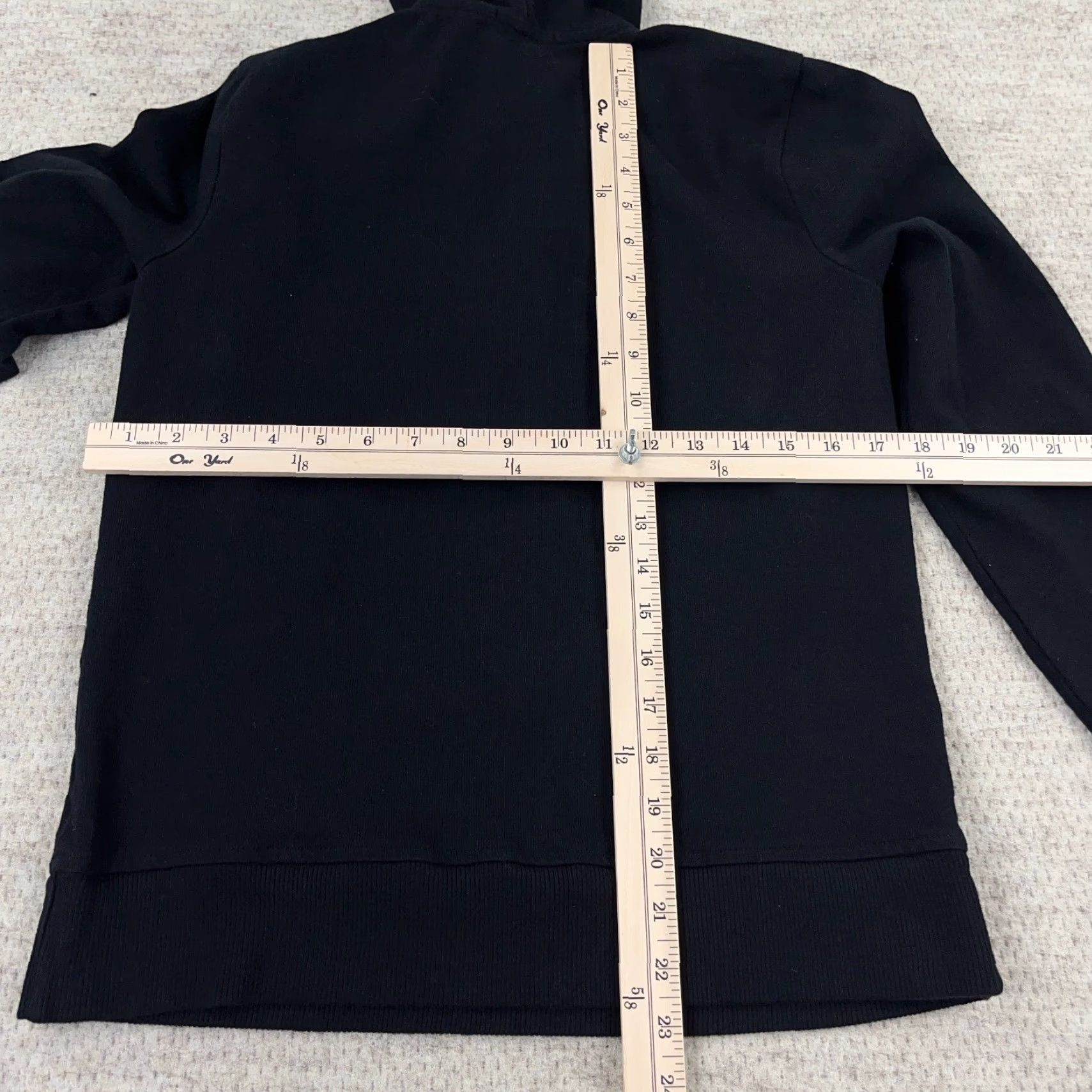 Ralph Lauren Lauren Ralph Lauren Black Hoodie Women Medium Pullover Sweatshirt with Embroidered Logo Classic Activewear Size M / US 6-8 / IT 42-44 - 5 Thumbnail