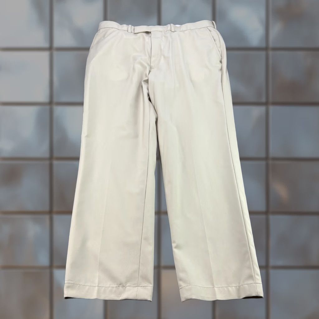 RLX Ralph Lauren RLX Ralph Lauren Pants Mens 34x32 Beige Dress Slacks Golf Performance Straight Front Logo Regular Inseam 28” (34x28) Size US 34 / EU 50 - 1 Thumbnail