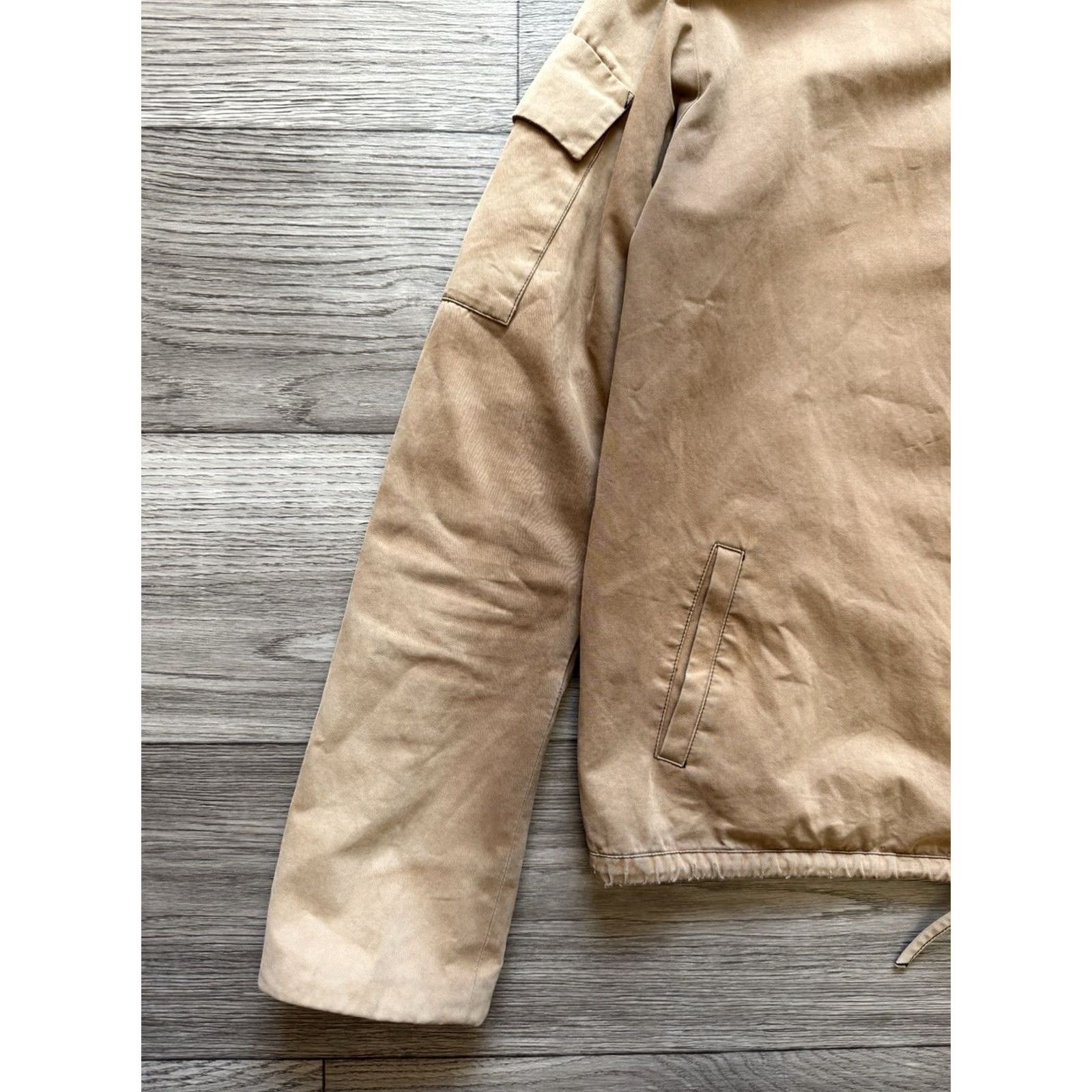Vintage VINTAGE Susanne Bommer Bomber Jacket Women’s Size 36 Beige Cotton Regular Jacket Women 36 Bomber 6/10 Size XS / US 0-2 / IT 36-38 - 5 Thumbnail