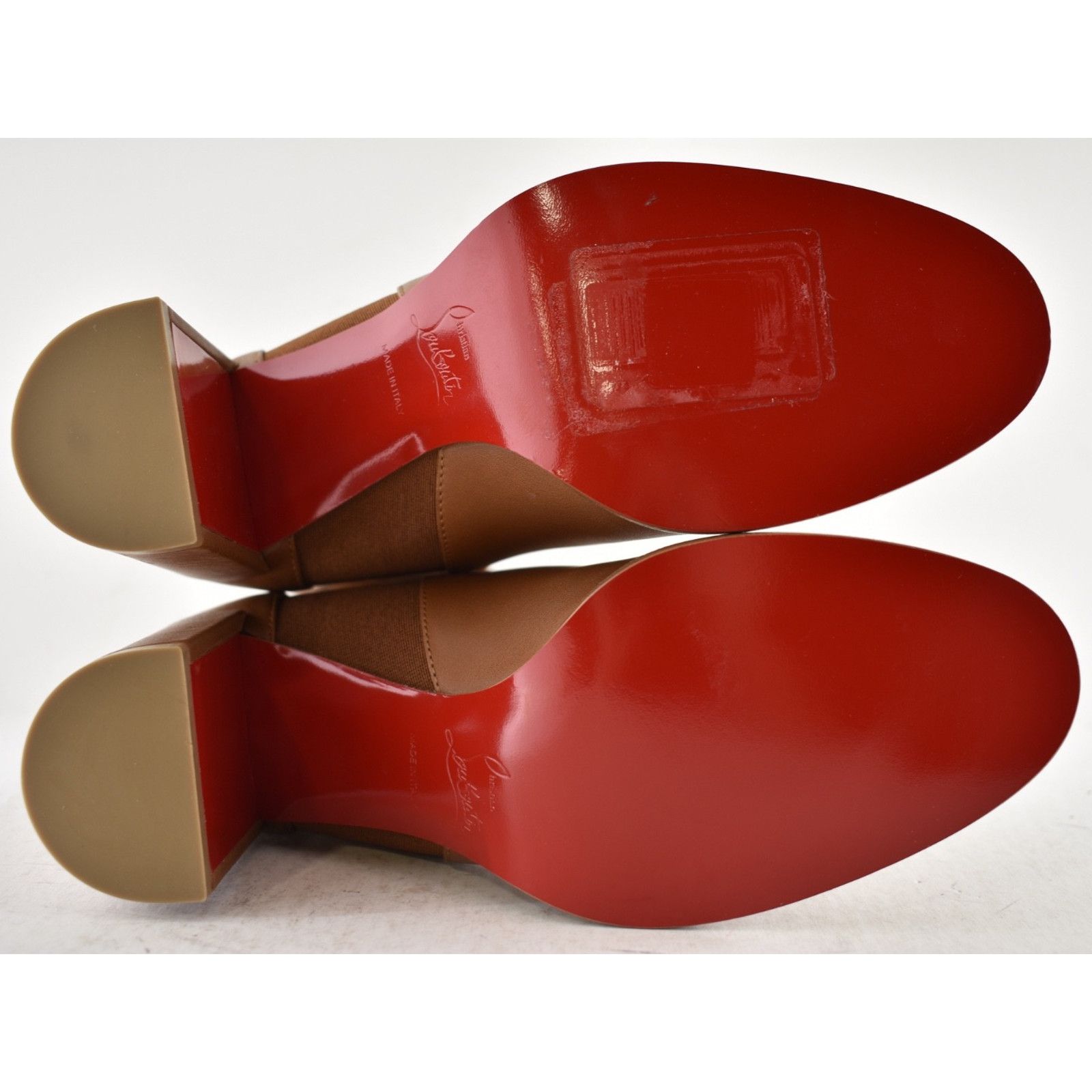 Christian Louboutin Christian Louboutin CL Chelsea Booty 70 Block Heel 39.5 Size US 9.5 / IT 39.5 - 15 Thumbnail