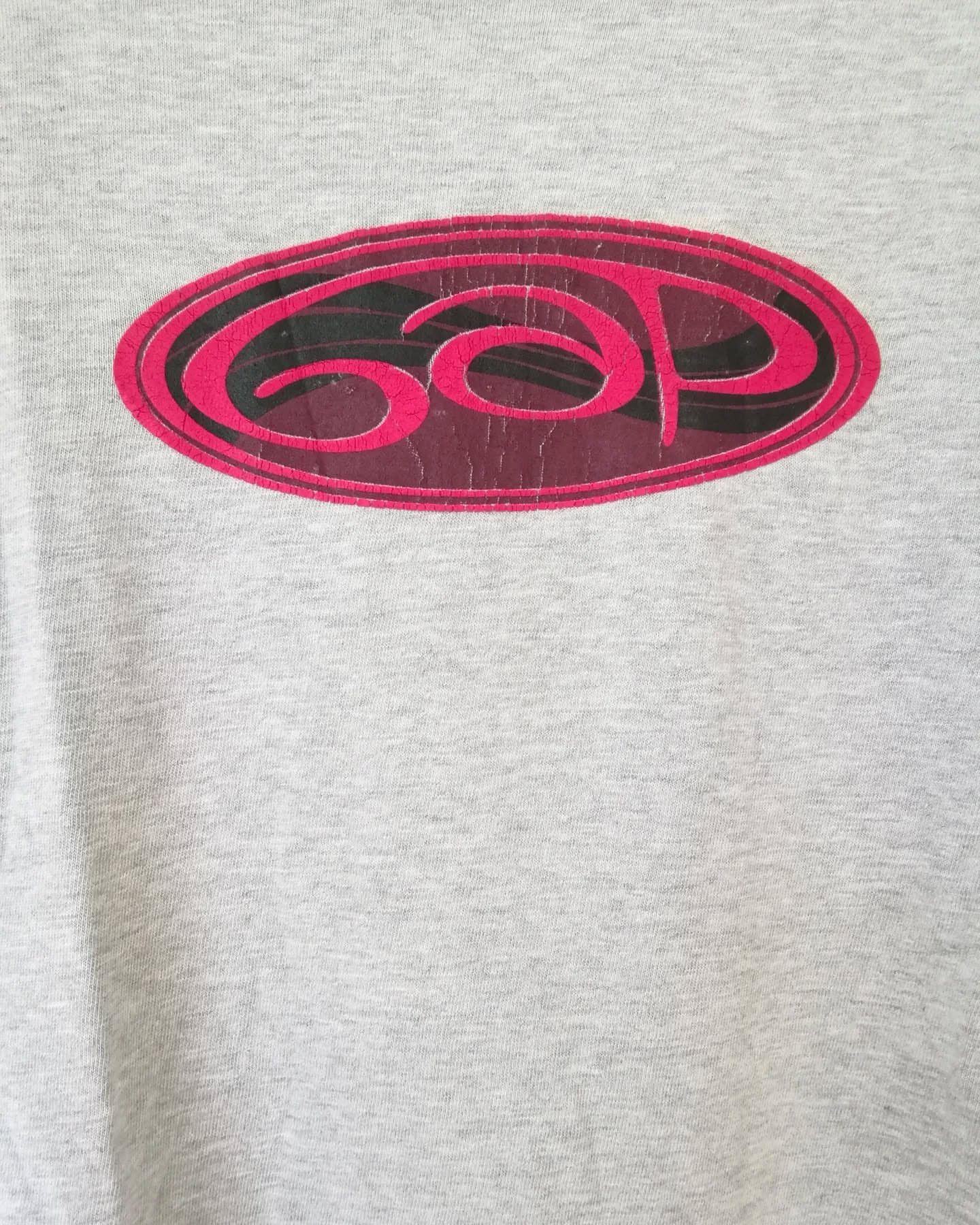 Gap GAP Spellout Round Grey Tees Size L / US 10 / IT 46 - 2 Thumbnail