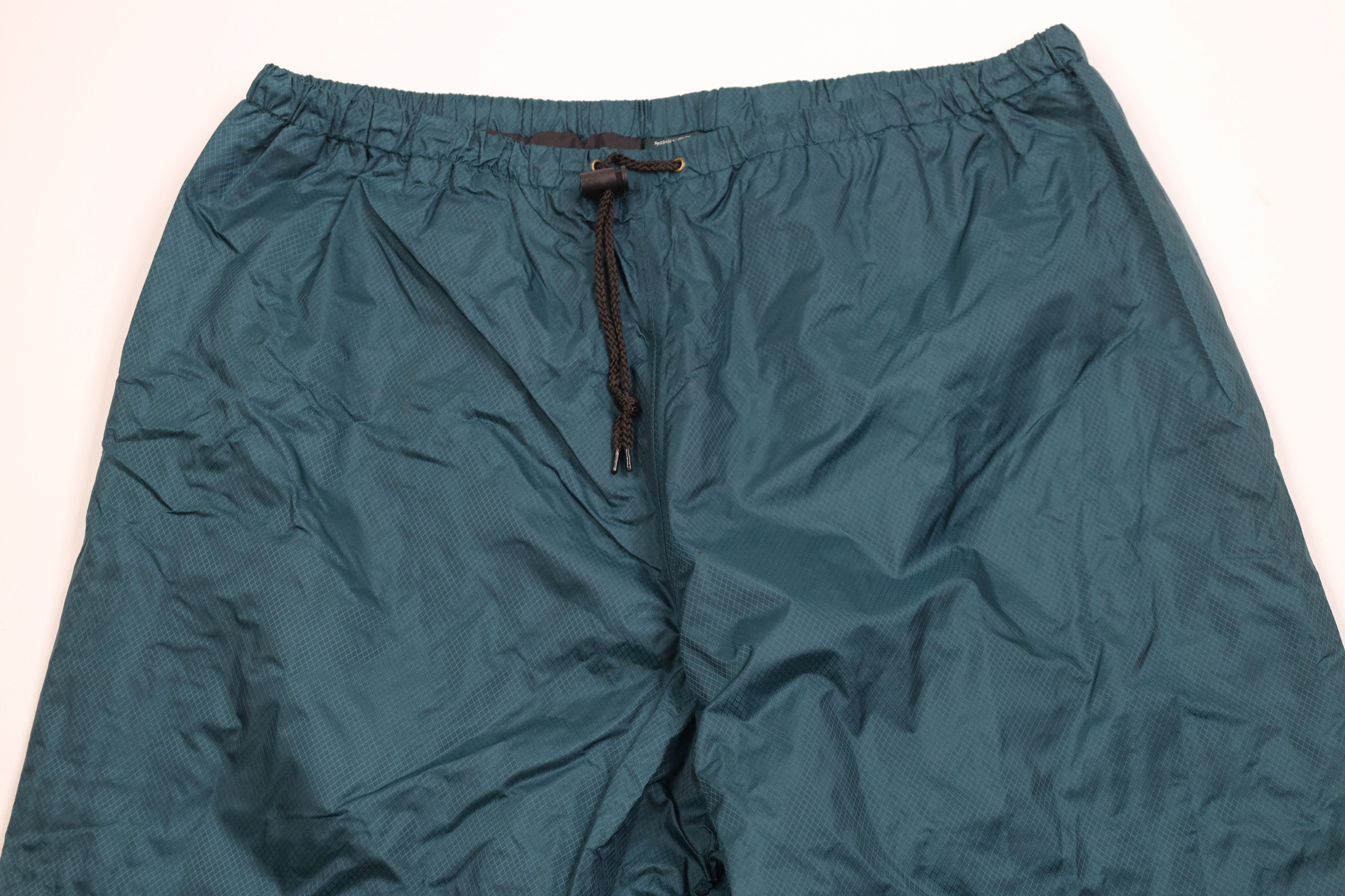 Vintage Vintage 90s Streetwear Ripstop Wide Leg Rain Pants Green Size US 36 / EU 52 - 2 Thumbnail