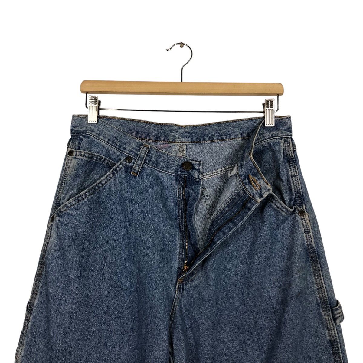 Japanese Brand × Vintage 📌Vintage Wrangler Denim Jeans Worker Wear Issey Miyake Size US 32 / EU 48 - 20 Thumbnail