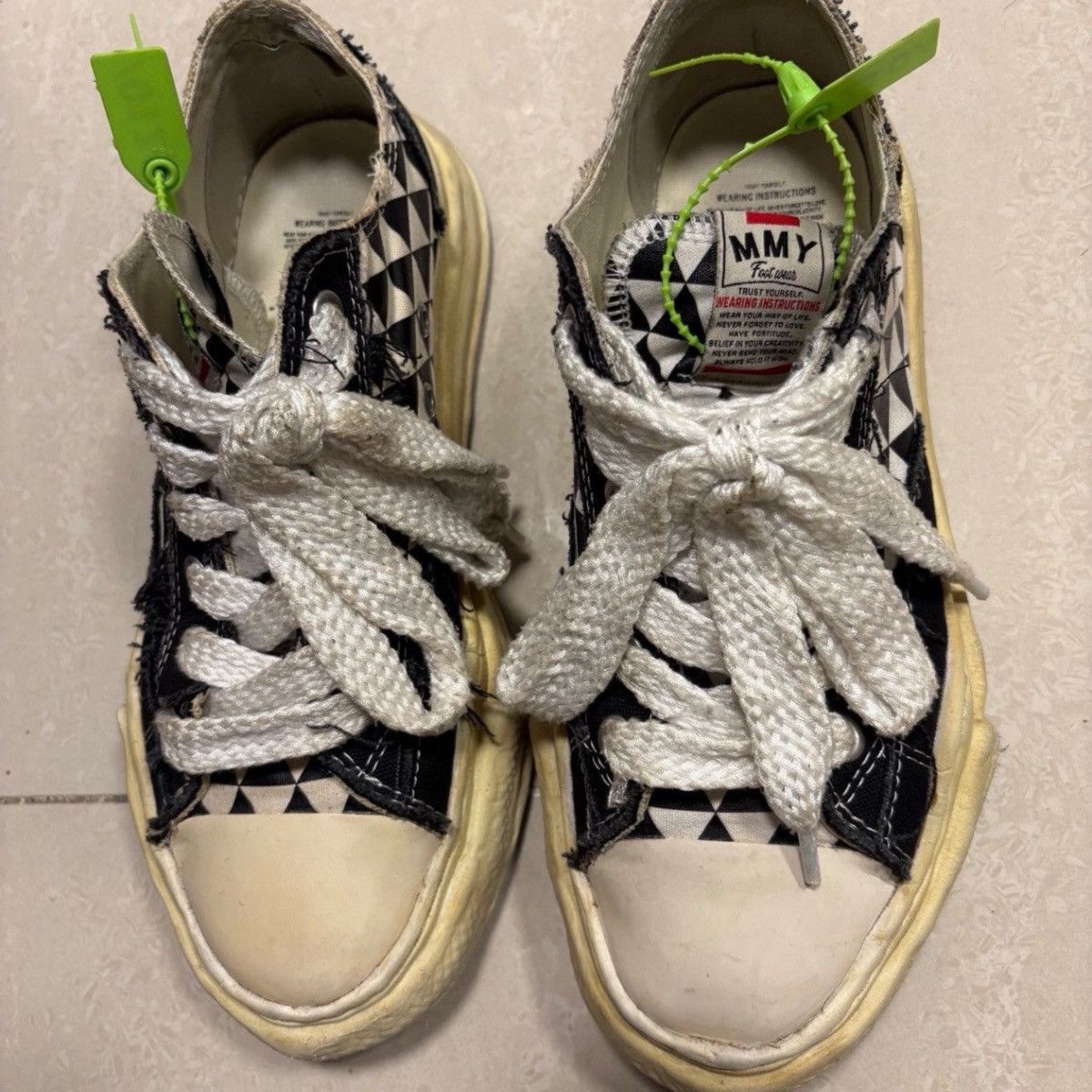 Maison MIHARA YASUHIRO DISTRESSED CHUNKY SNEAKERS Size US 9 / EU 42 - 4 Thumbnail