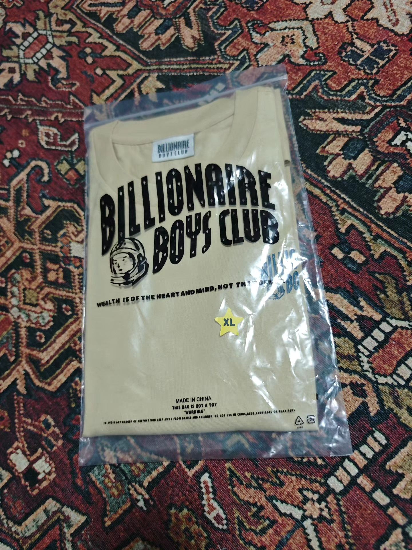 Billionaire Boys Club Billionaire Boys Club light khaki short-sleeve t-shirt Size US XL / EU 56 / 4 - 5 Thumbnail