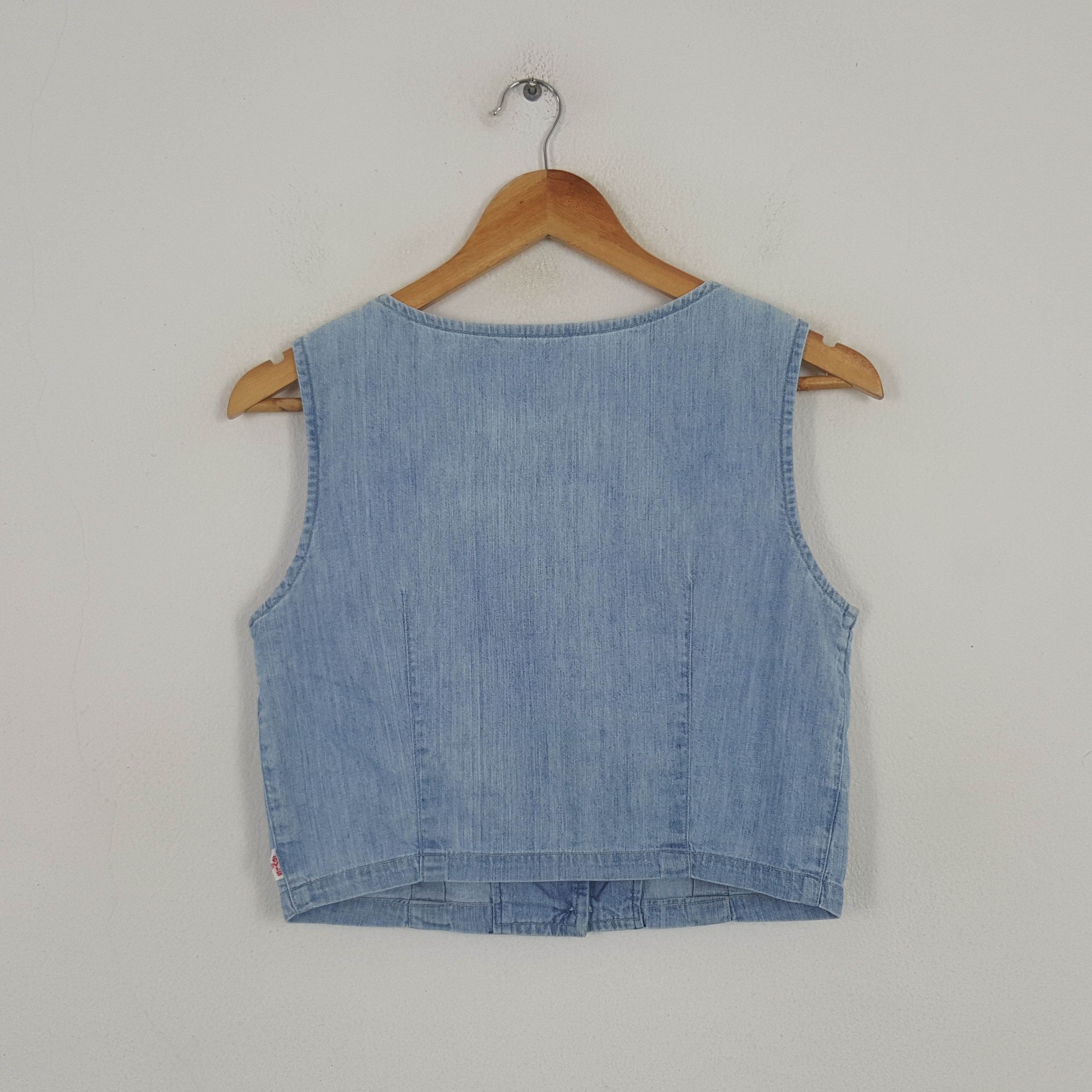 Levi's × Vintage Vintage Levi's For Ladies American Denim Tank Top Vest Size S / US 4 / IT 40 - 3 Thumbnail