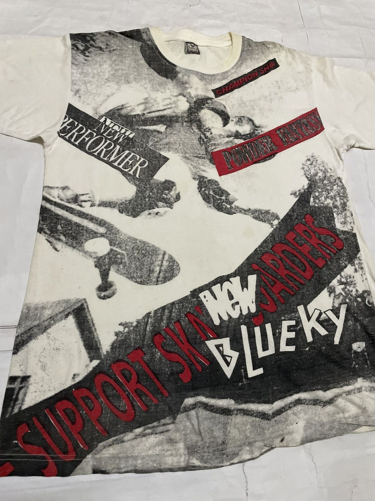Welcome Skateboards VINTAGE CHAMPION SHIP SKATEBOARD TSHIRT Size US L / EU 52-54 / 3 - 5 Thumbnail