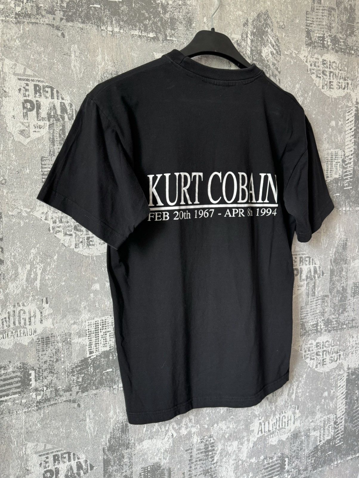 Band Tees Vintage Nirvana Kurt Cobain T-Shirt 1994 Size US M / EU 48-50 / 2 - 2 Thumbnail
