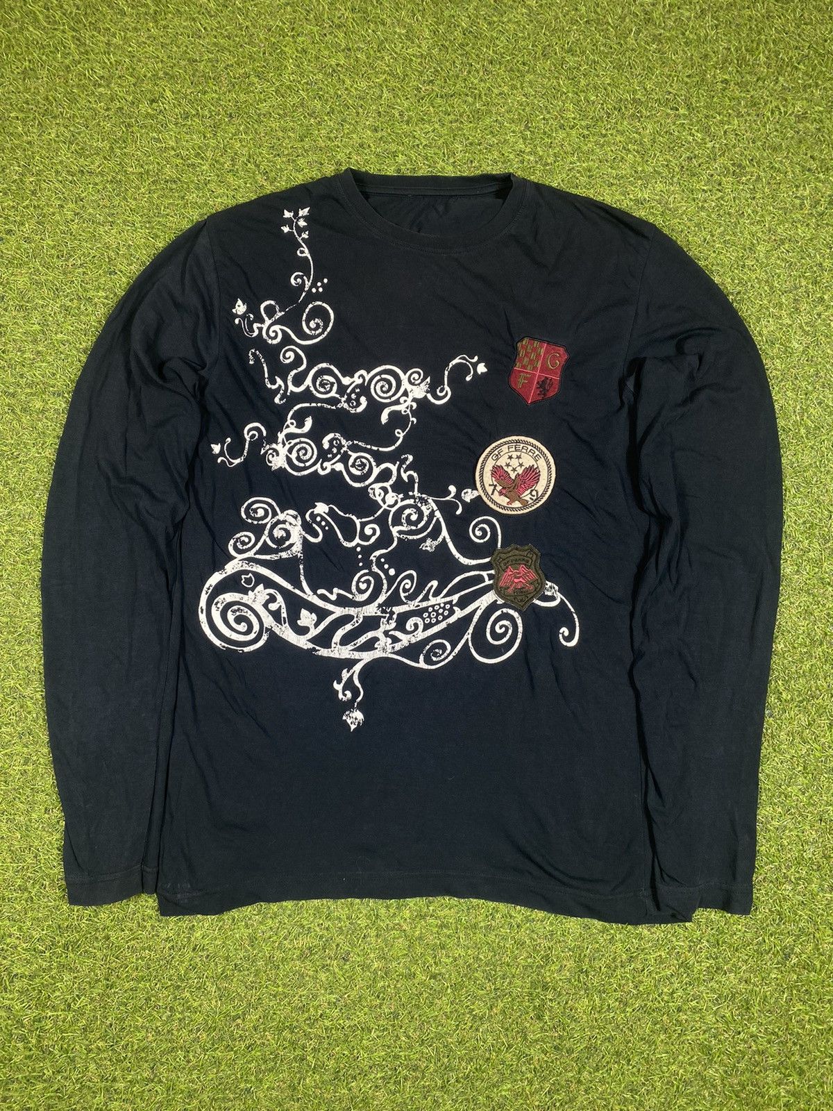 GF Ferre Vintage Y2K GF Ferre long sleeve tee streetwear big logo Size US L / EU 52-54 / 3 - 1 Thumbnail
