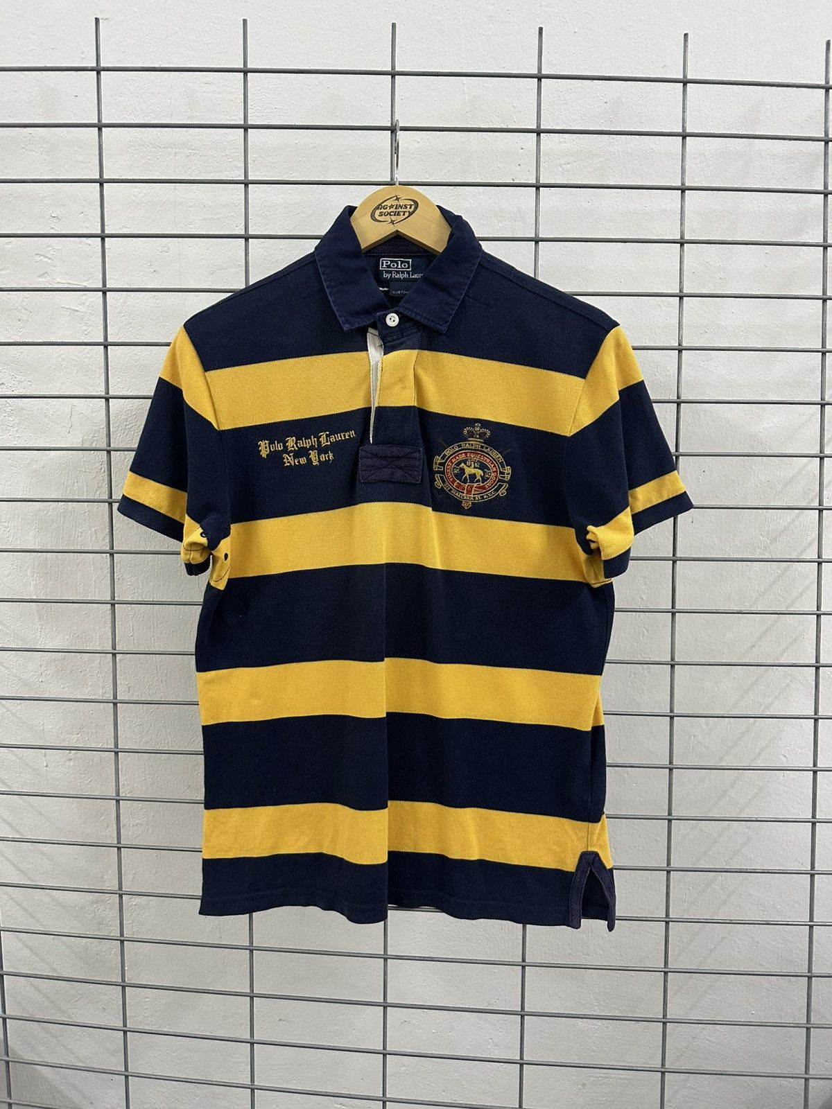 Polo Ralph Lauren Polo Ralph Lauren Striped Big Logo Rugby Polo Shirt Size US M / EU 48-50 / 2 - 1 Thumbnail